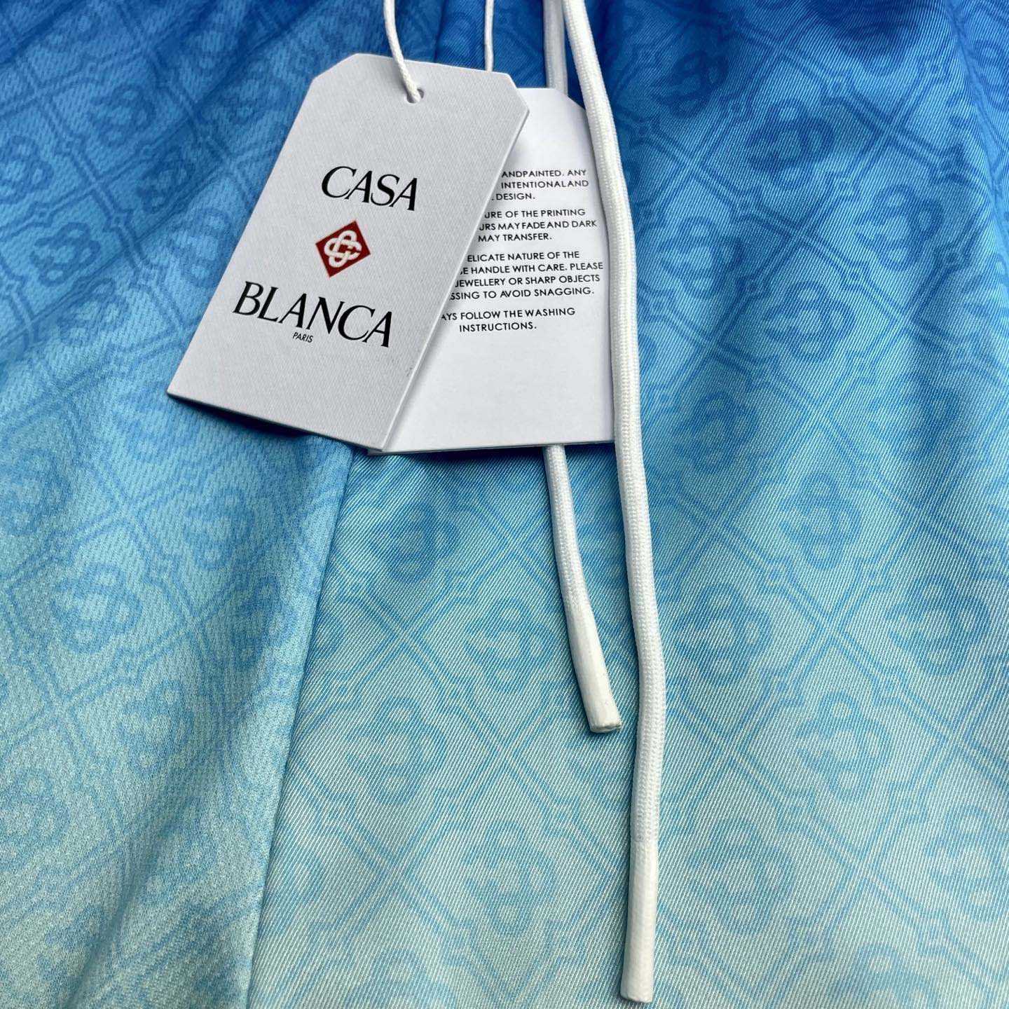 Casablanca Jacquard Gradient Swim Shorts   C1066 - FashionPlug