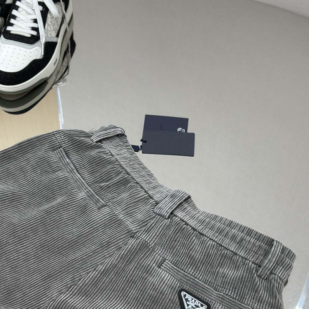 Prada Stretch Cotton Shirt And Pants - FashionPlug