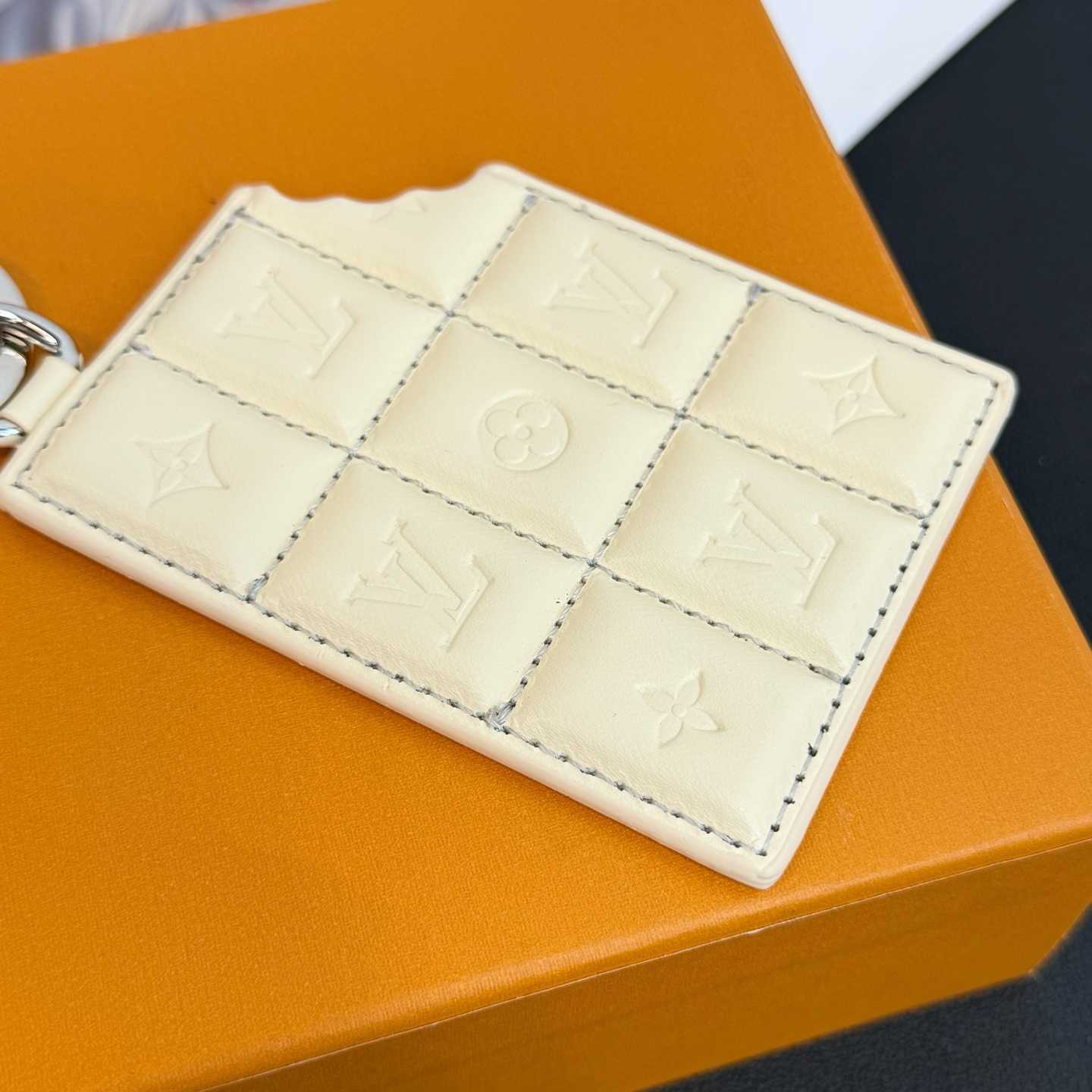 Louis Vuitton LV Chocolate Bar Key Holder and Bag Charm   M02875 - FashionPlug