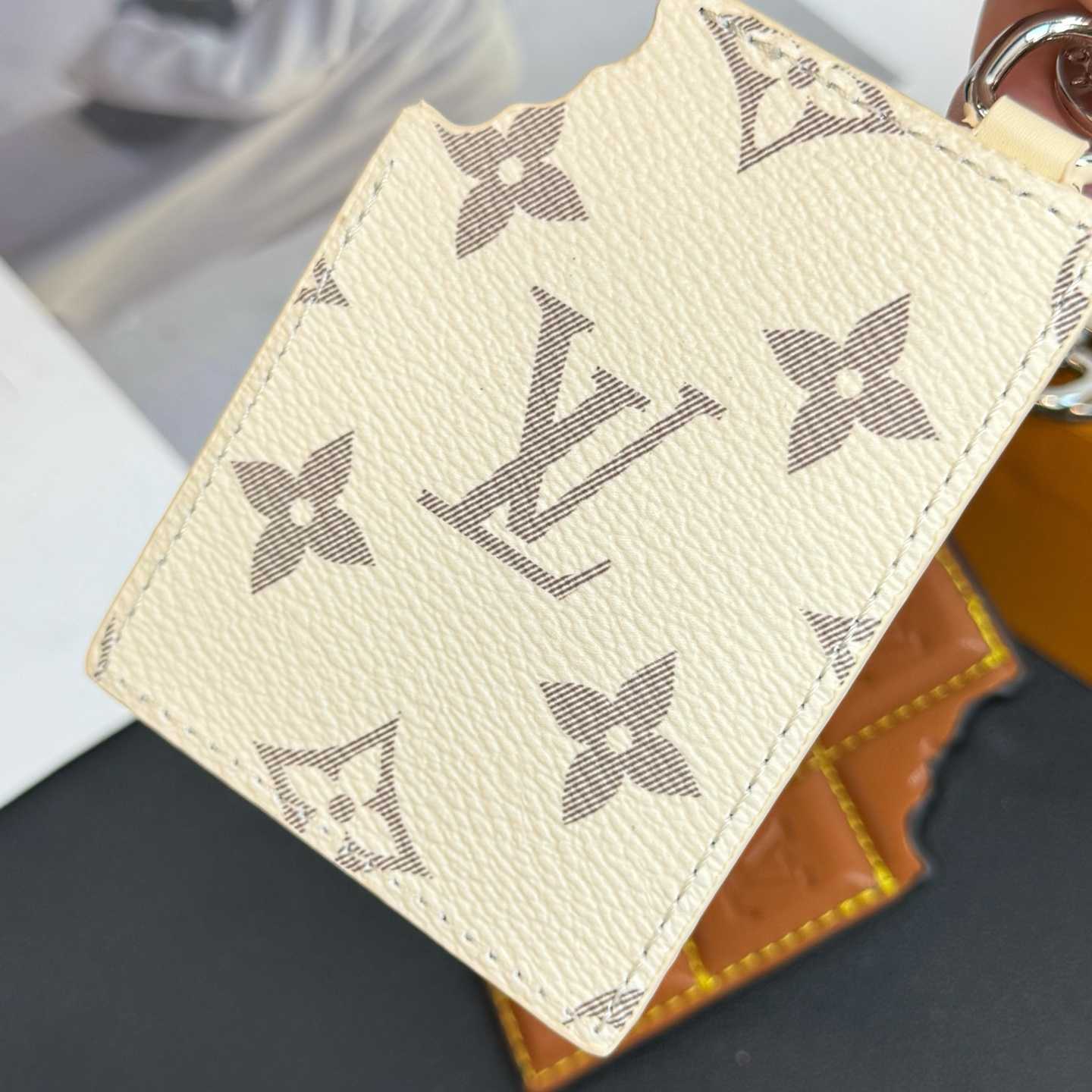 Louis Vuitton LV Chocolate Bar Key Holder and Bag Charm   M02875 - FashionPlug