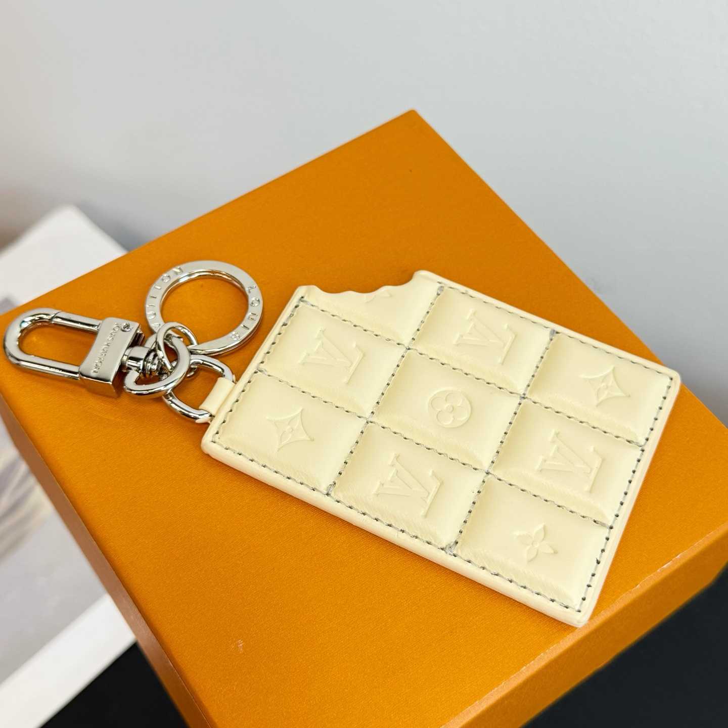 Louis Vuitton LV Chocolate Bar Key Holder and Bag Charm   M02875 - FashionPlug