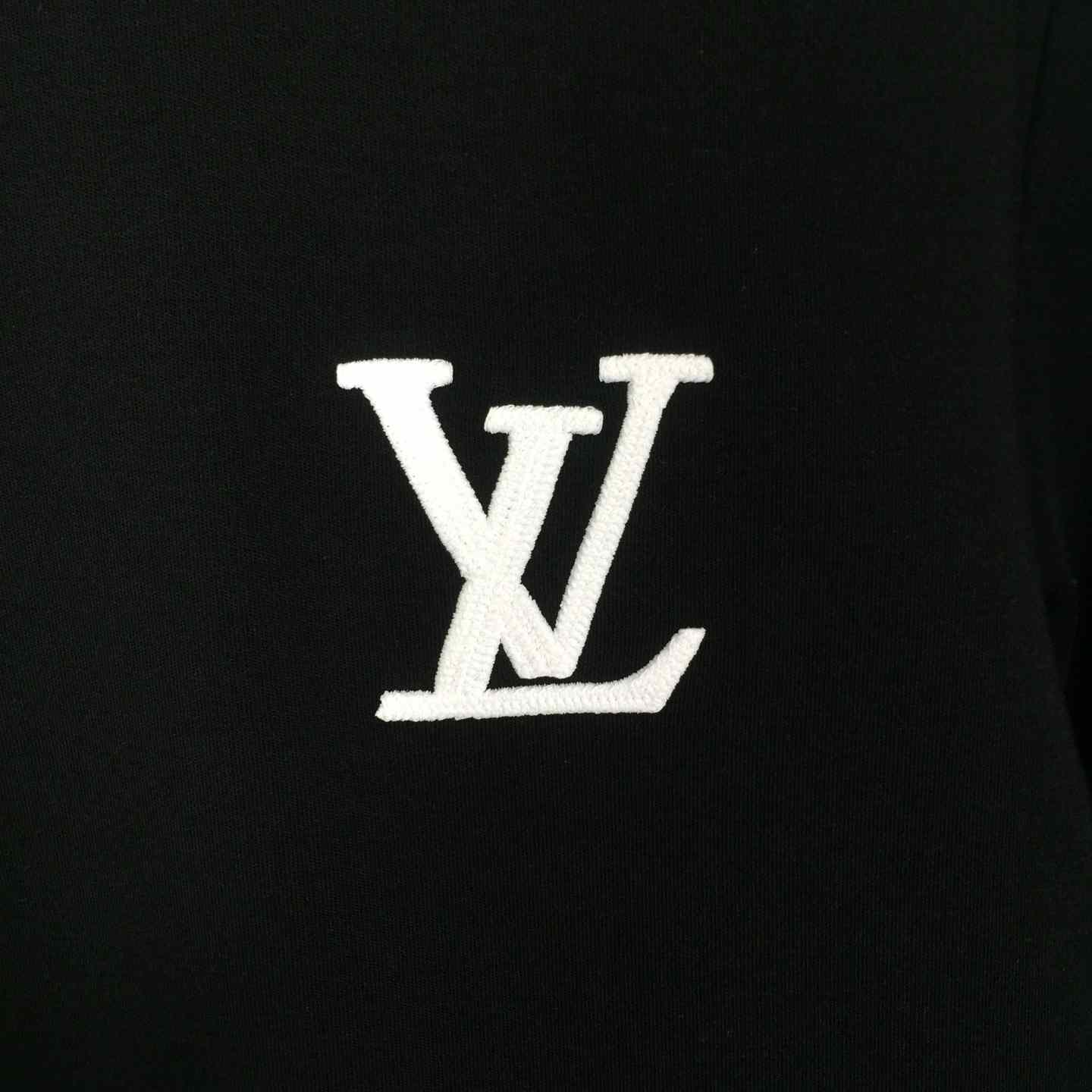 Louis Vuitton Embossed LV Long-Sleeved T-Shirt - FashionPlug