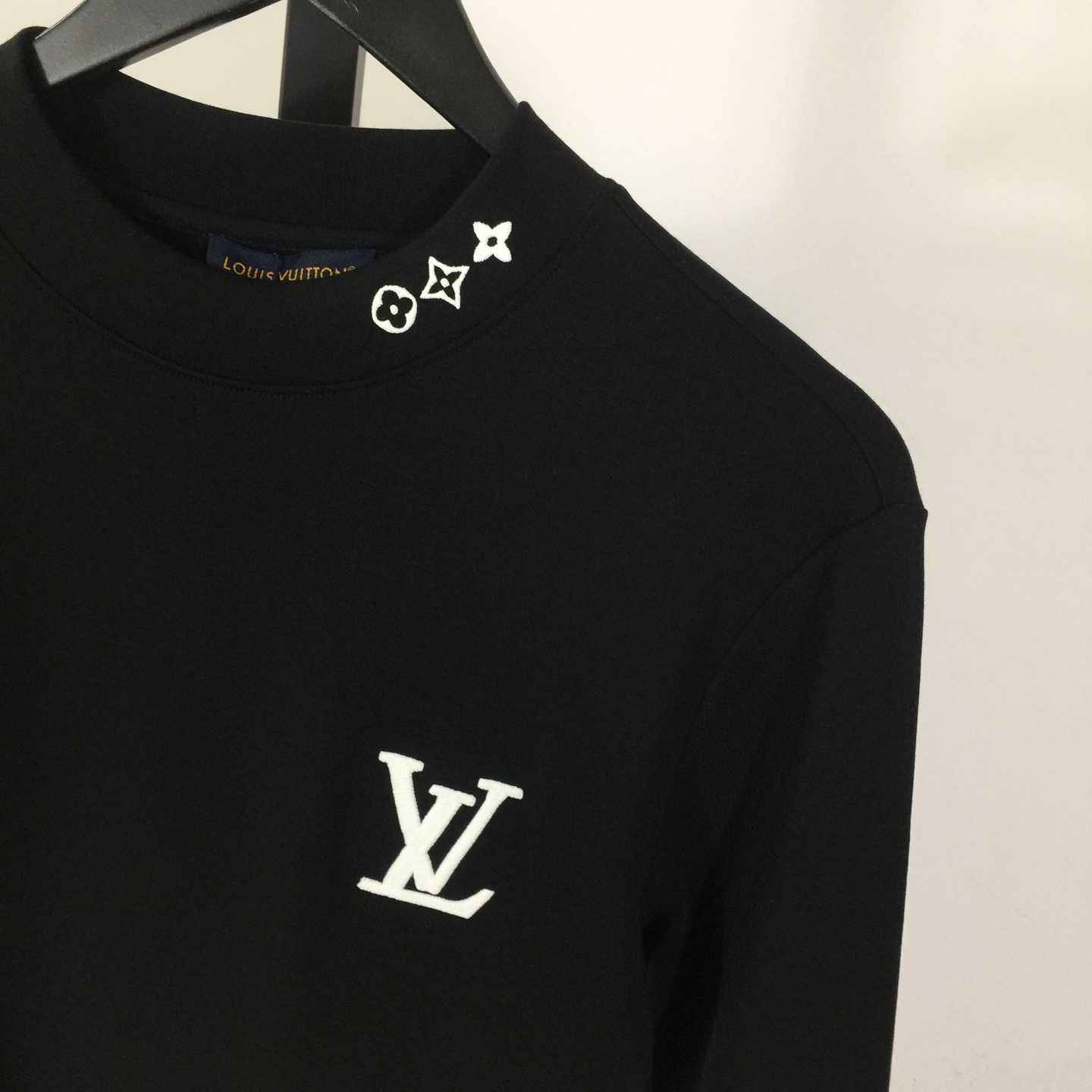 Louis Vuitton Embossed LV Long-Sleeved T-Shirt - FashionPlug