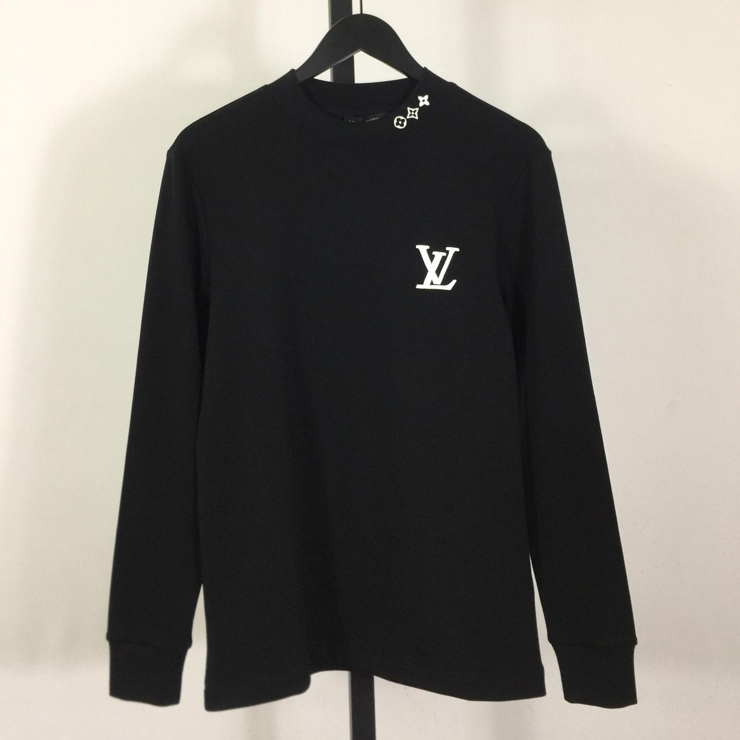 Louis Vuitton Embossed LV Long-Sleeved T-Shirt - FashionPlug