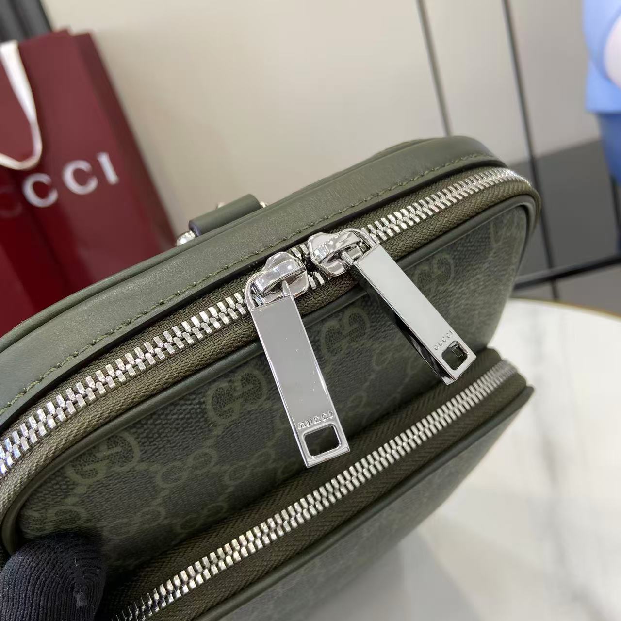 Gucci GG Monogram Small Slingbag - FashionPlug