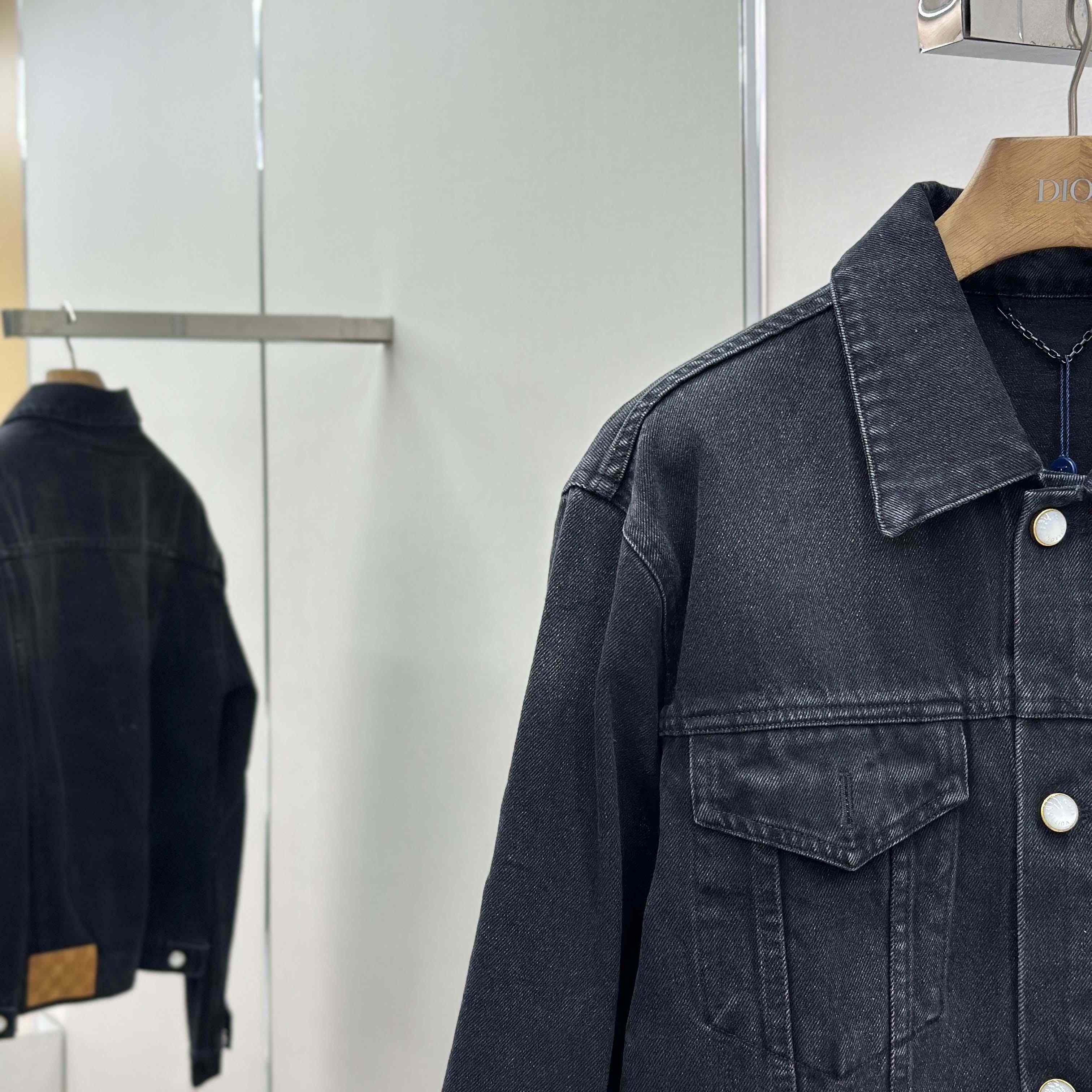 Louis Vuitton LV Denim Trucker Jacket   1AILKE - FashionPlug