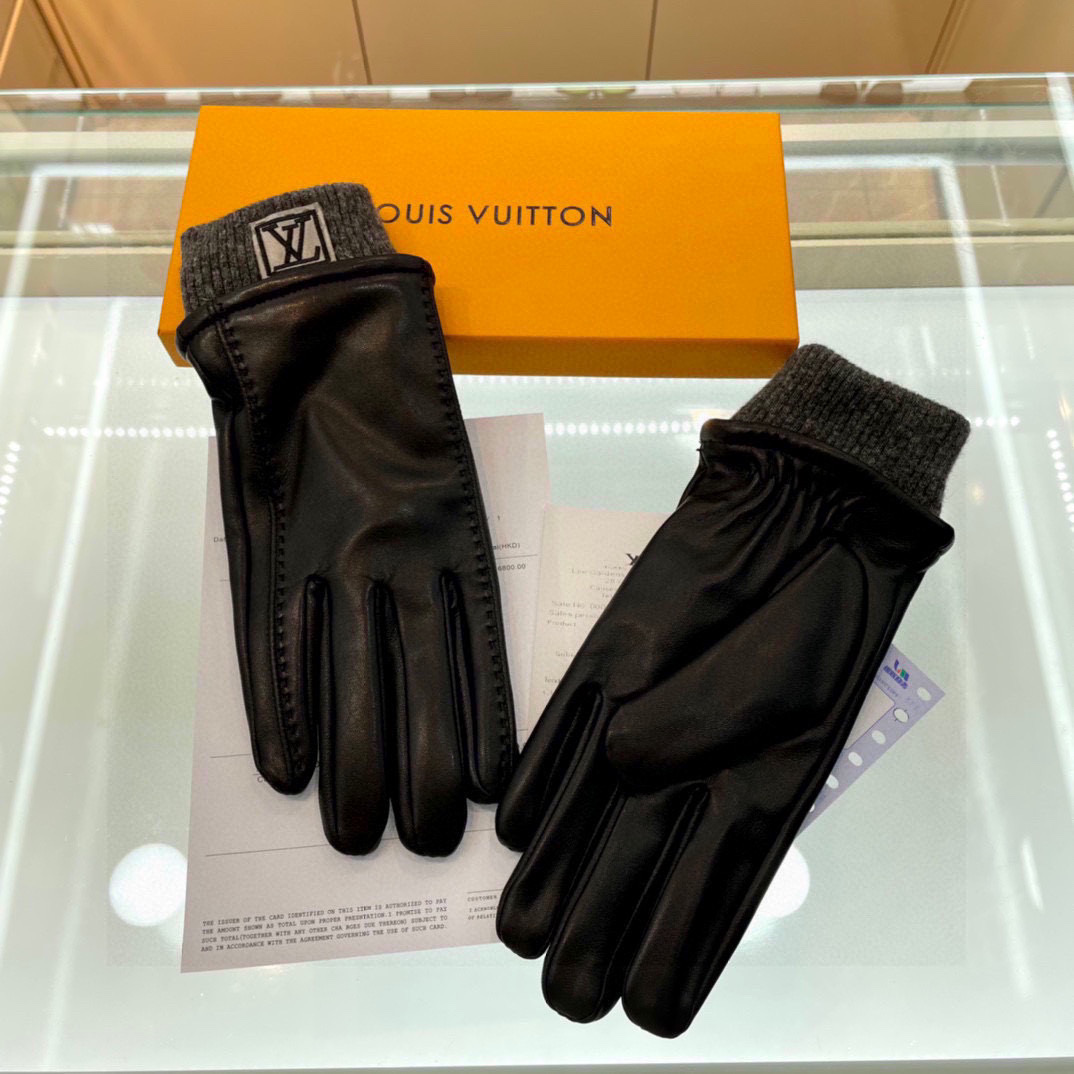 Louis Vuitton Men's Gloves  - FashionPlug