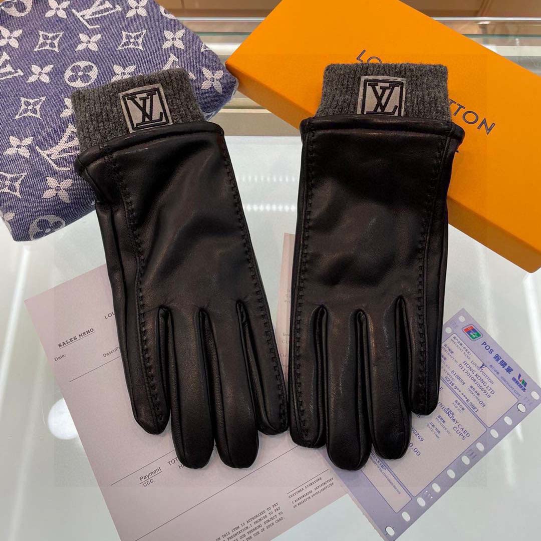 Louis Vuitton Men's Gloves  - FashionPlug