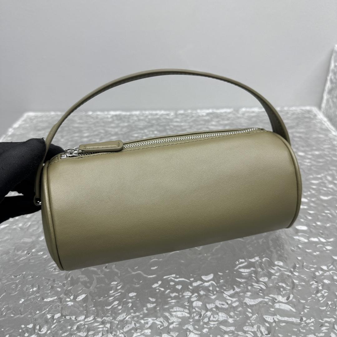 The Row Round 90's Bag In Leather - FashionPlug