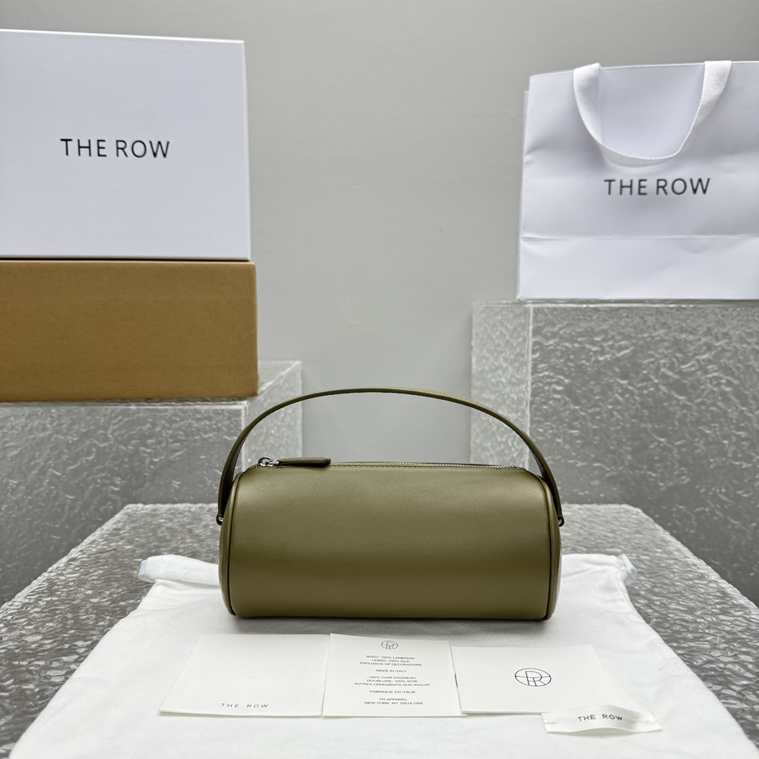 The Row Round 90's Bag In Leather - FashionPlug