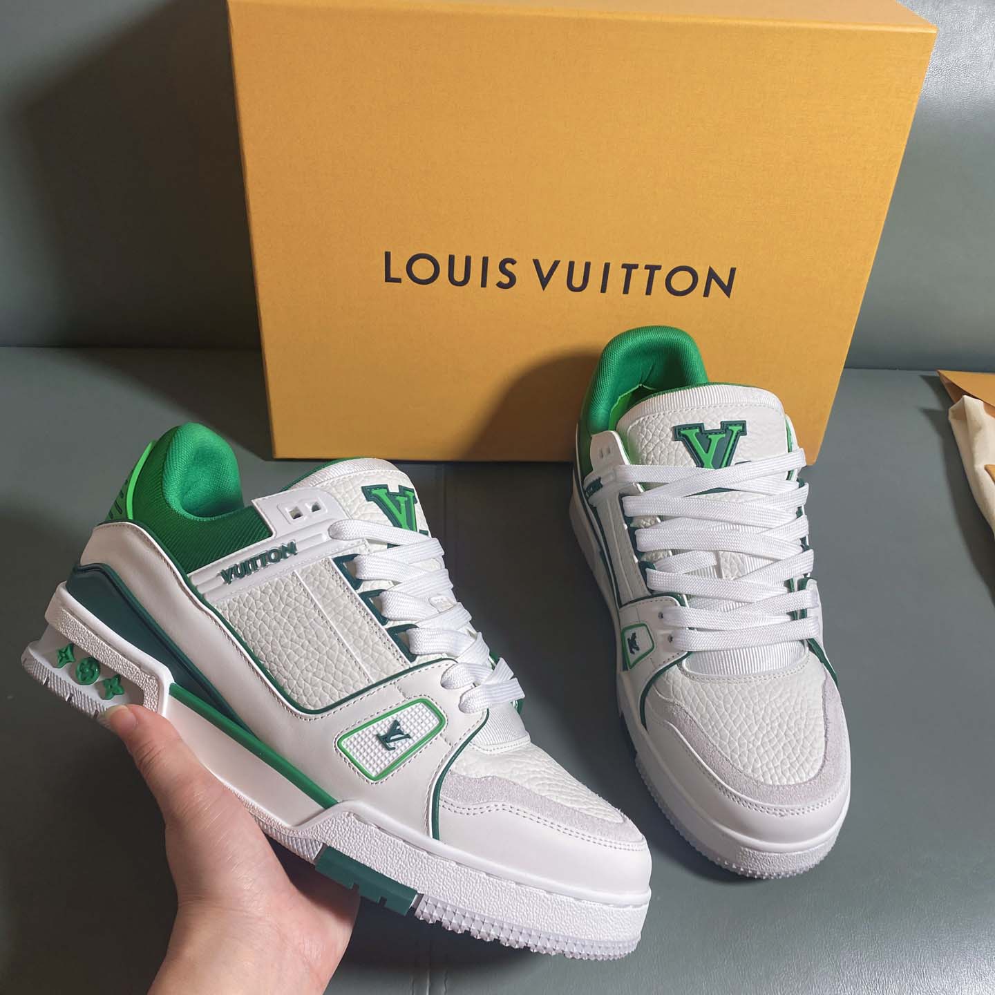 Louis Vuitton LV Trainer Sneaker      1AIJ05 - FashionPlug