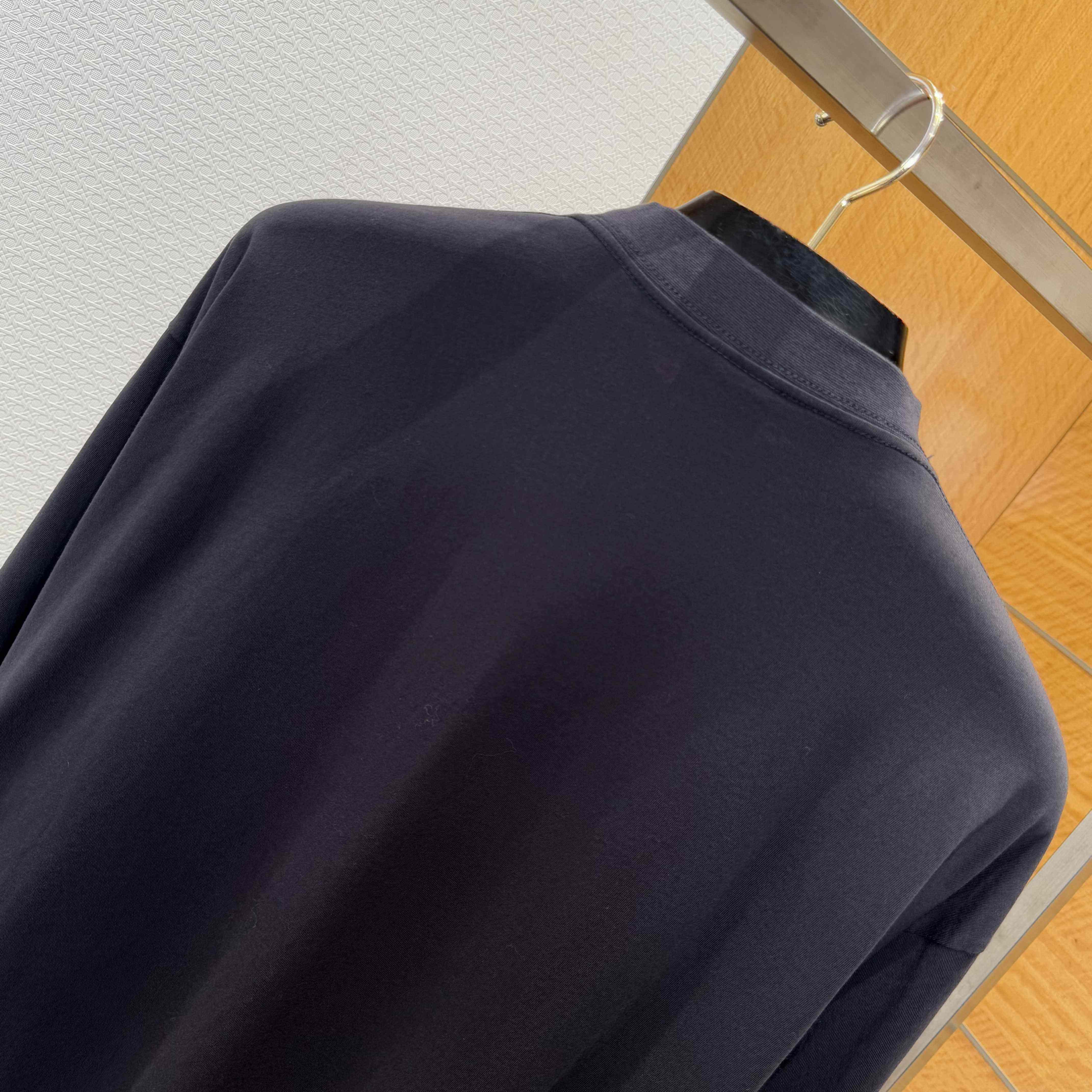Balenciaga BB Icon Stencil Long Sleeve T-Shirt Large Fit in Black Faded  - FashionPlug