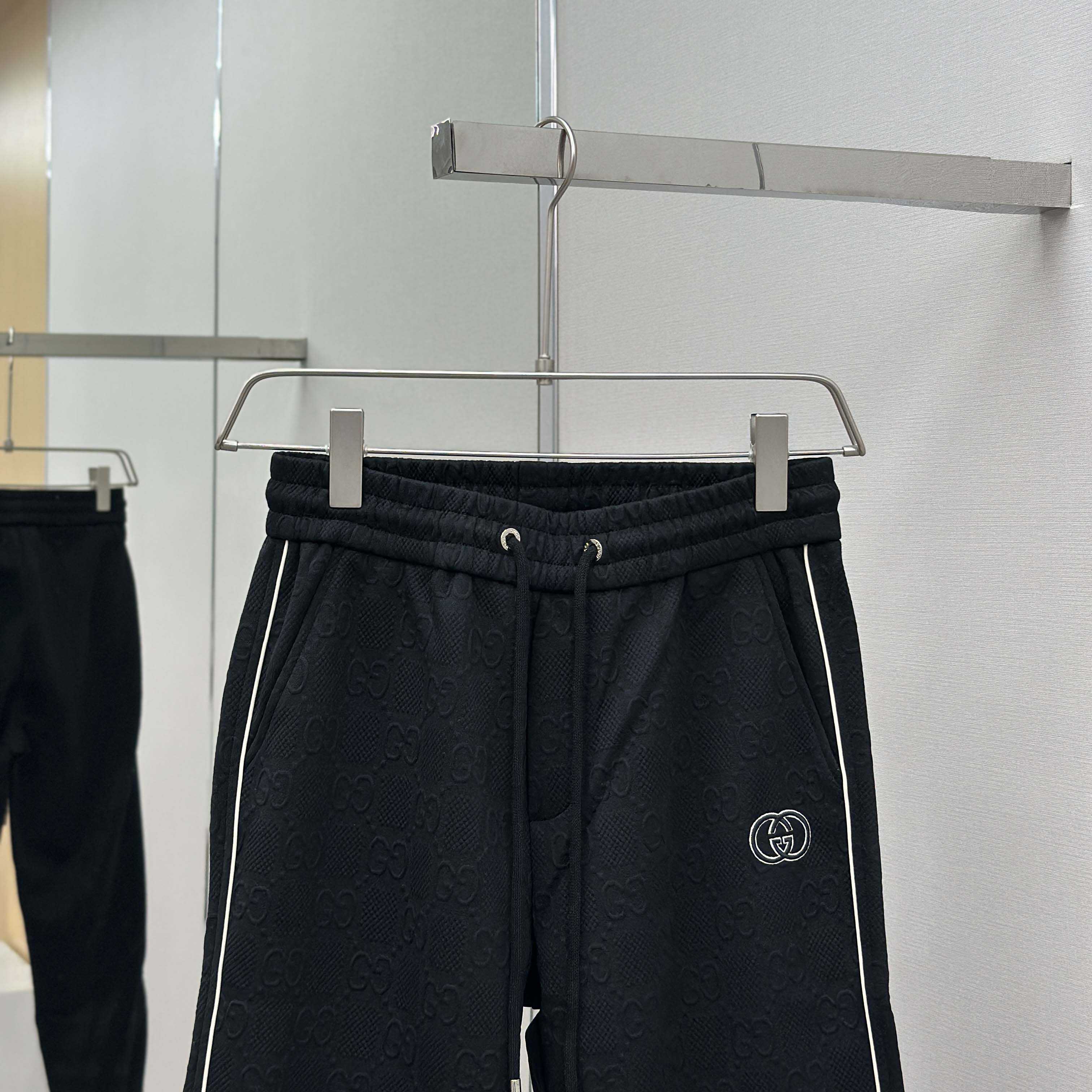 Gucci Black Cotton Pants - FashionPlug