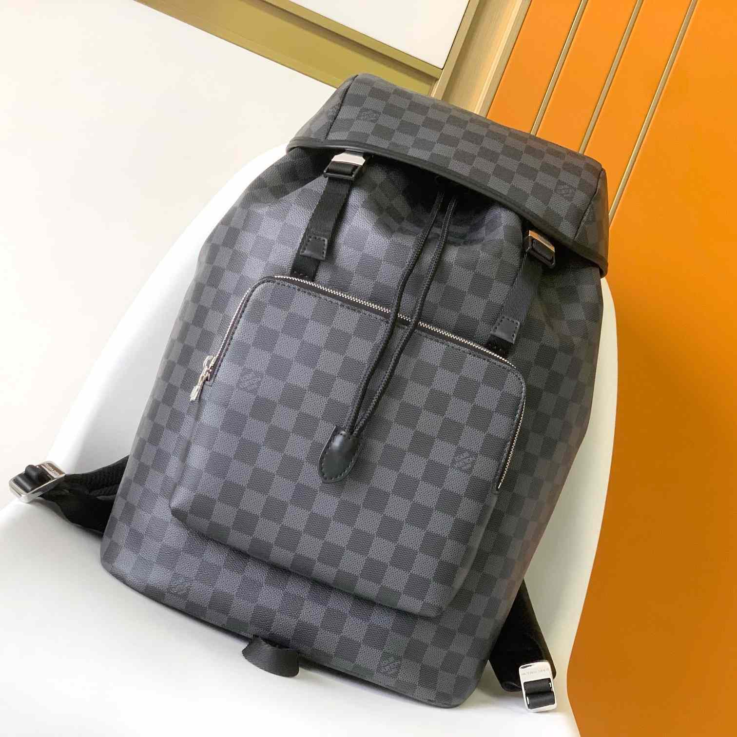 Louis Vuitton Damier Graphite Canvas Zack Backpack   N40005 - FashionPlug