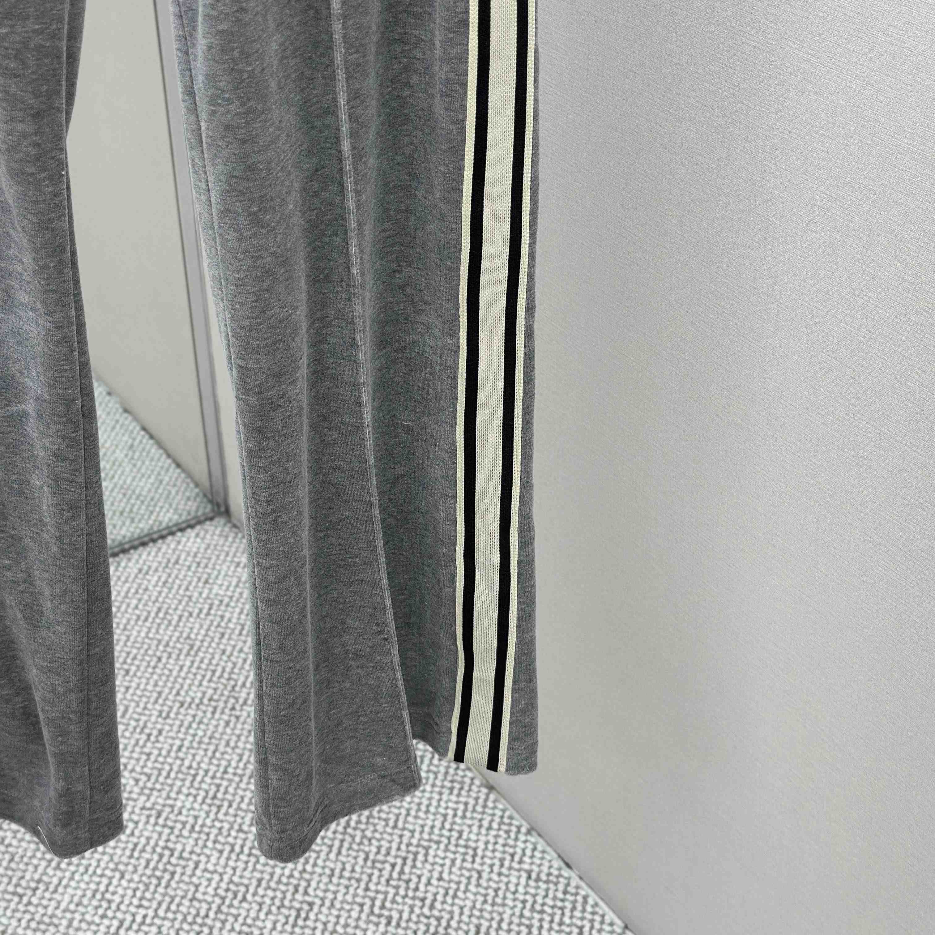 Celine Track Pants In Velvet Cotton - FashionPlug