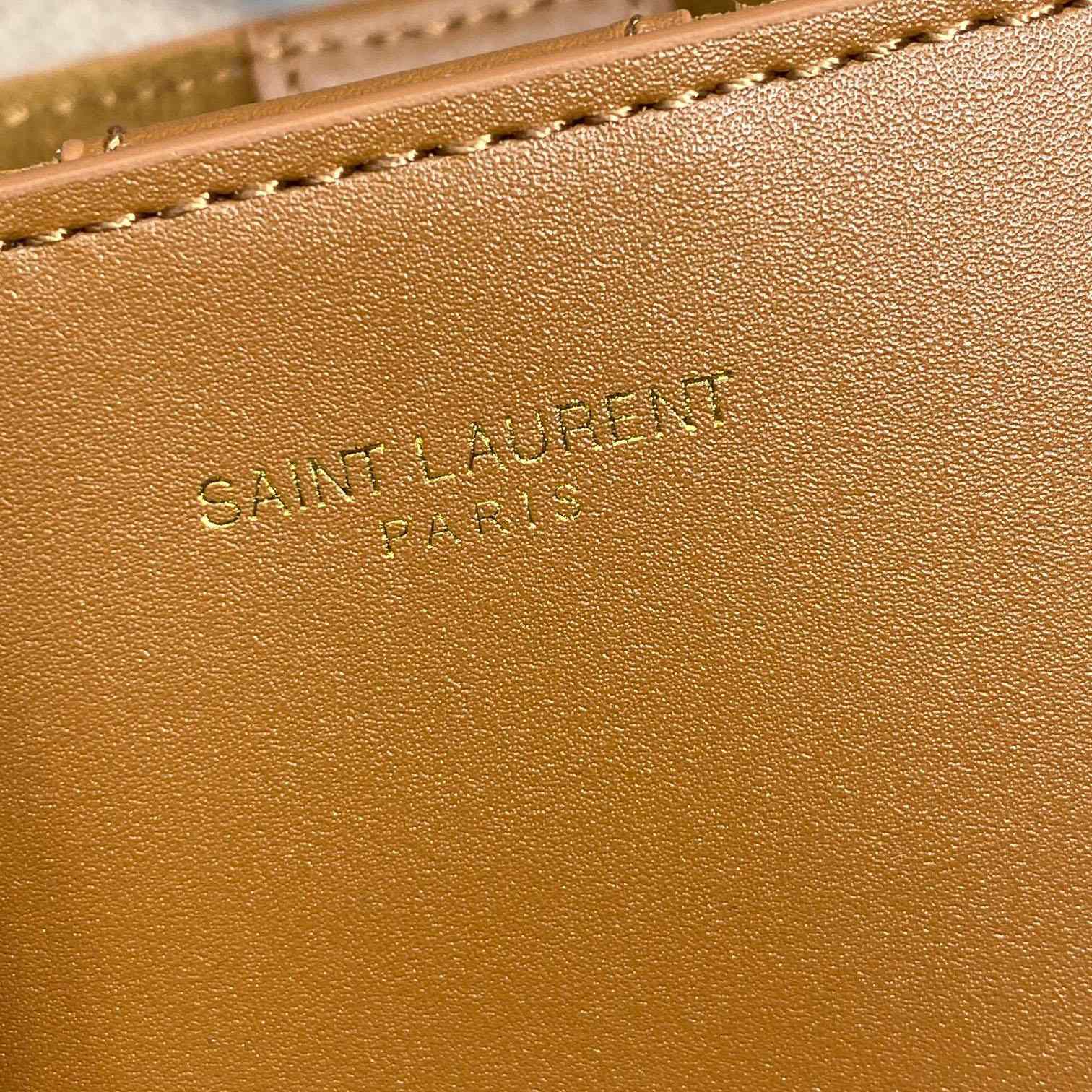 Saint Laurent Mini Toy Shopping Saint Laurent In Box Leather - FashionPlug