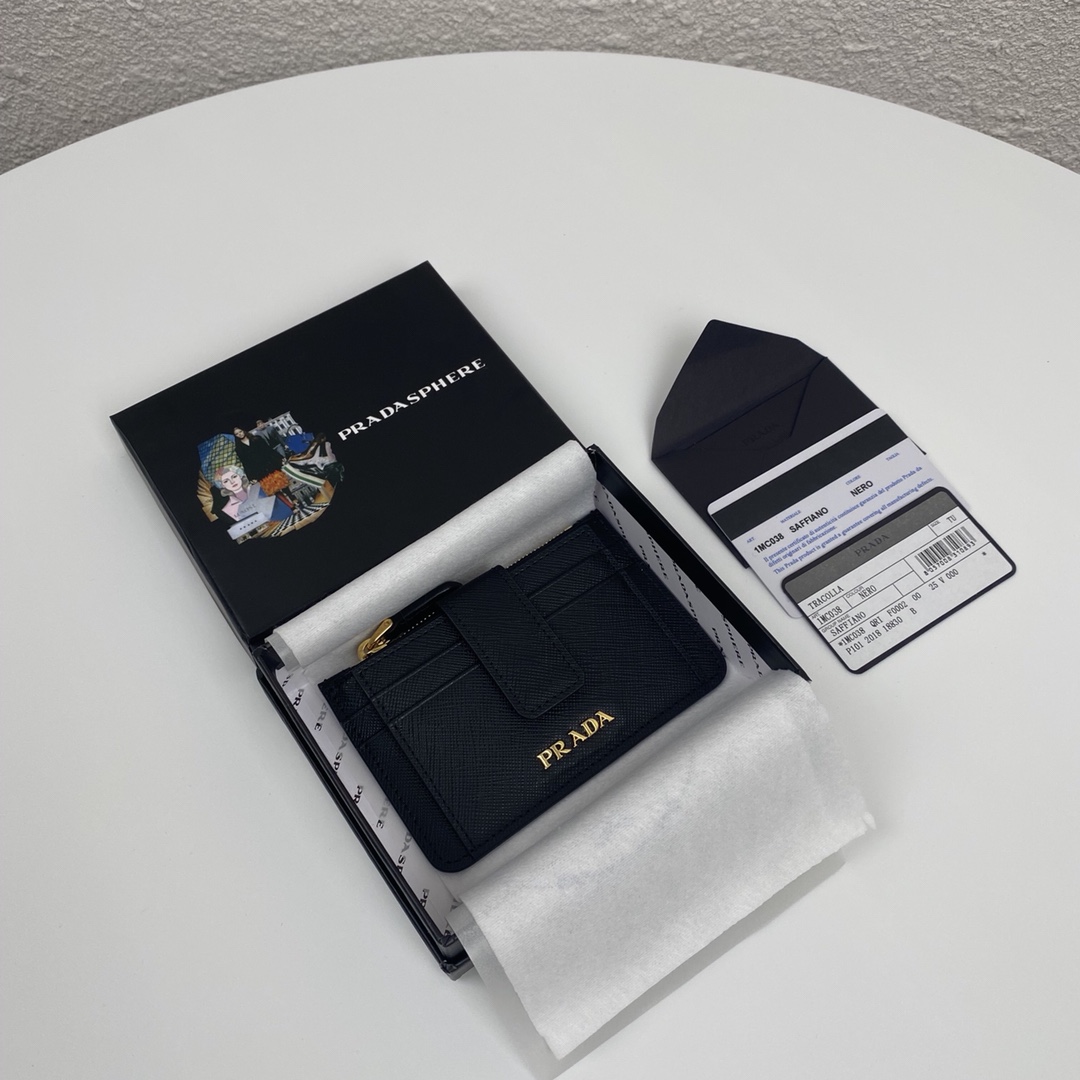 Prada Card Wallet （12-7.5cm） - FashionPlug
