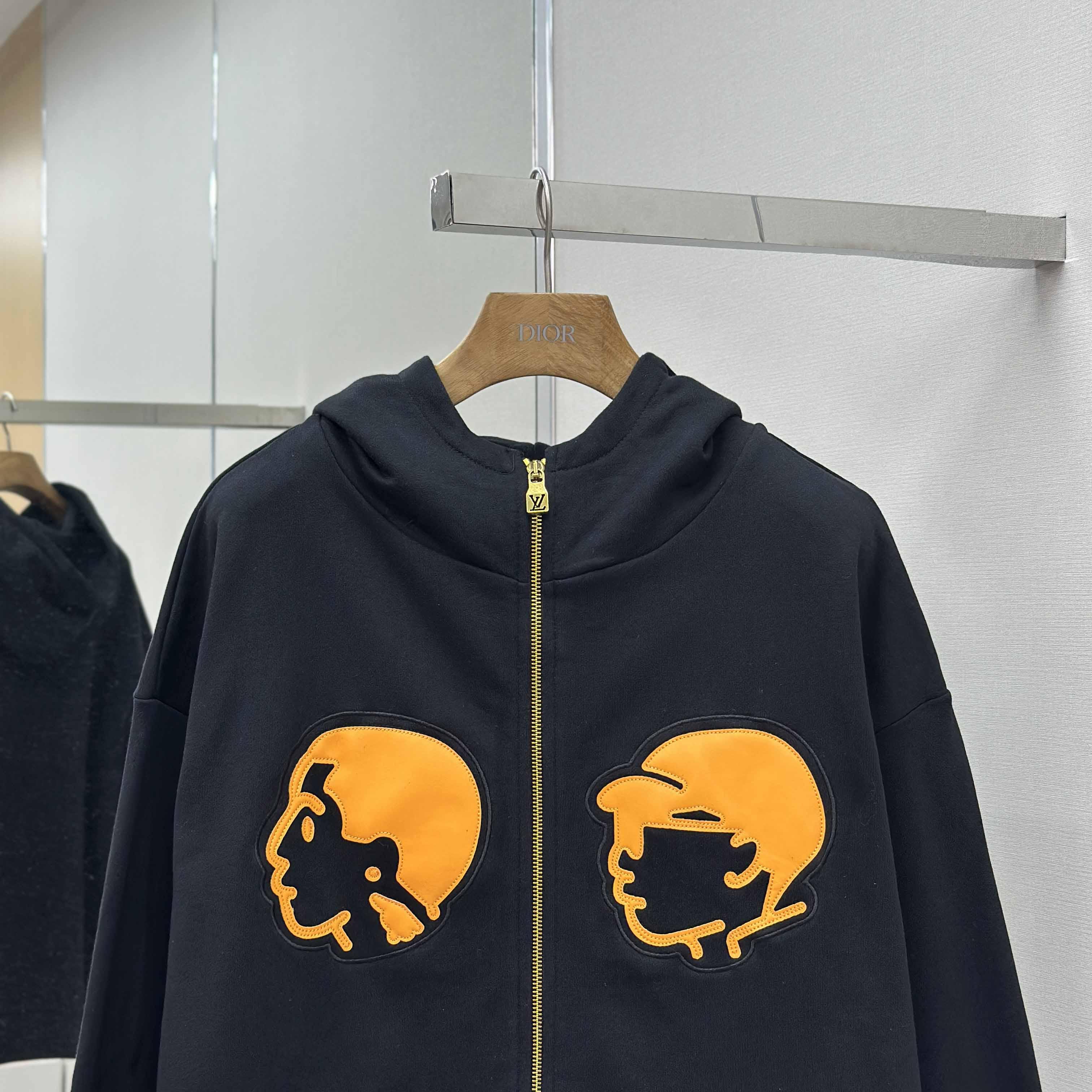 Louis Vuitton Zip Up Hoodie  1AIMQG - FashionPlug