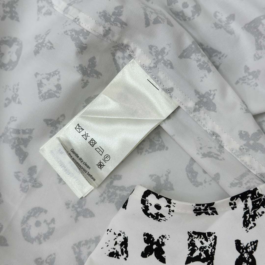 Louis Vuitton Monogram Fil Coupé Shirt   1AHX52 - FashionPlug