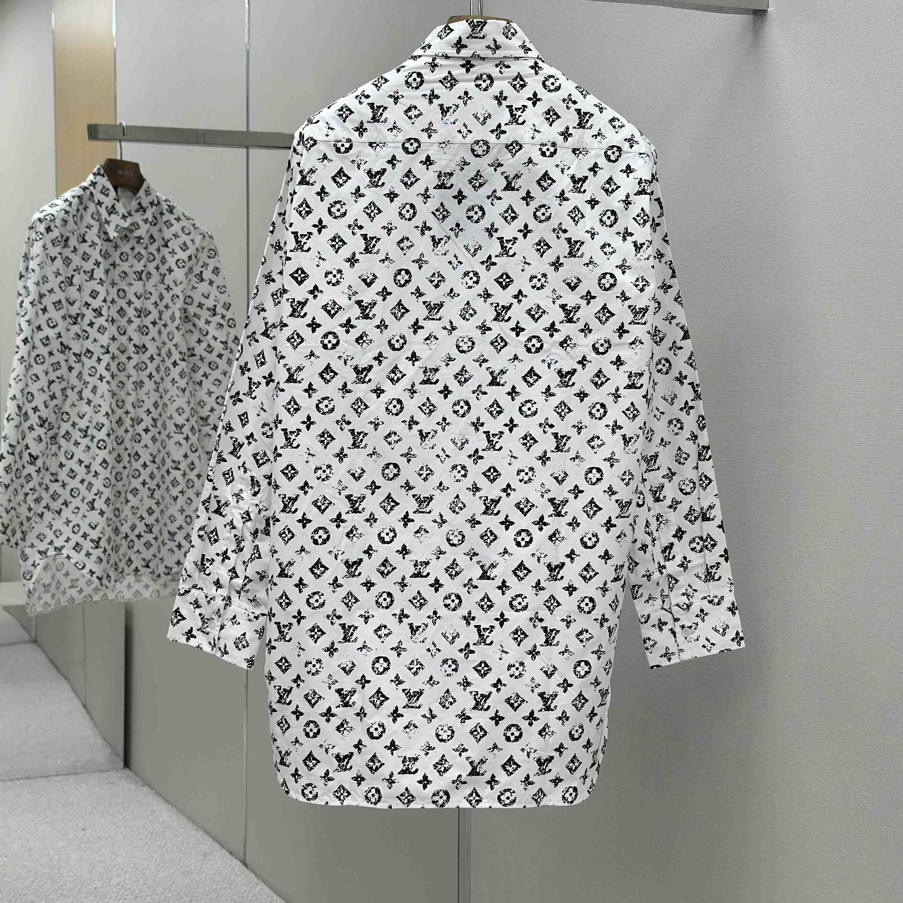 Louis Vuitton Monogram Fil Coupé Shirt   1AHX52 - FashionPlug