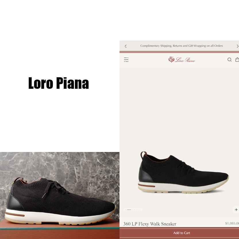 Loro Piana 360 LP Flexy Walk Sneaker - FashionPlug