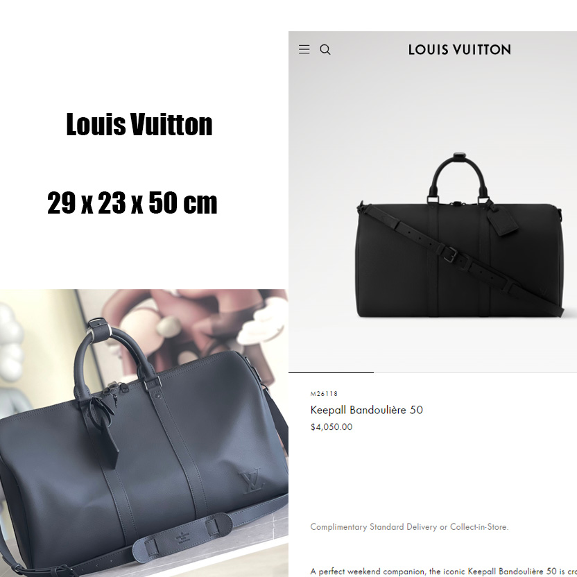 Louis Vuitton Keepall Bandoulière 50   M26118 - FashionPlug
