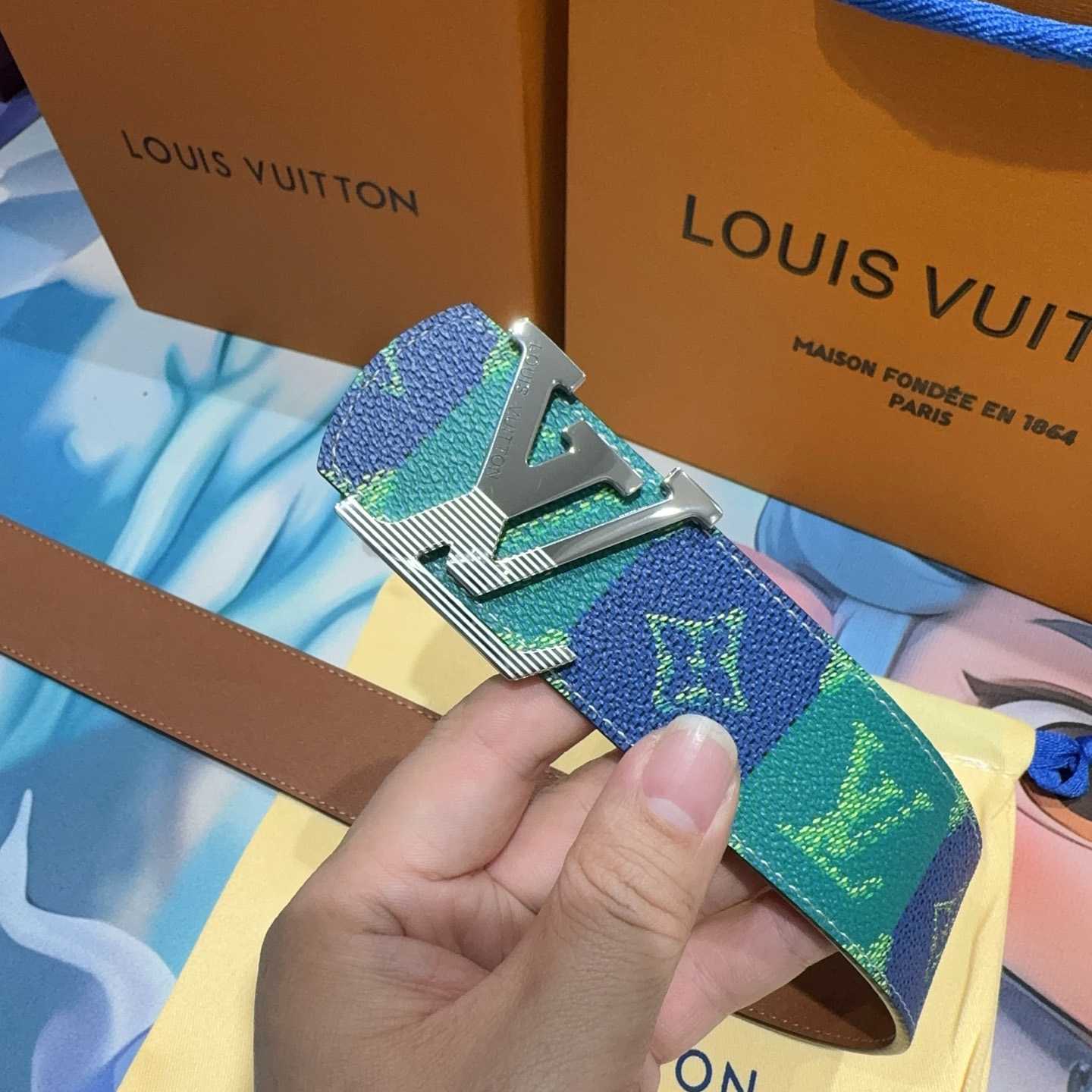 Louis Vuitton 40mm Reversible Belt  - FashionPlug