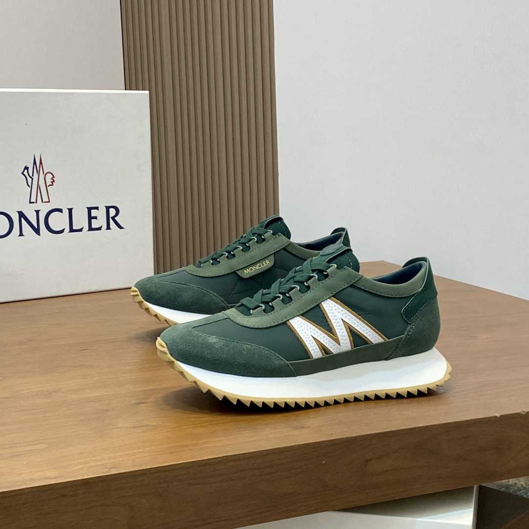Moncler Pacey2 Suede & Nubuck Trainers - FashionPlug
