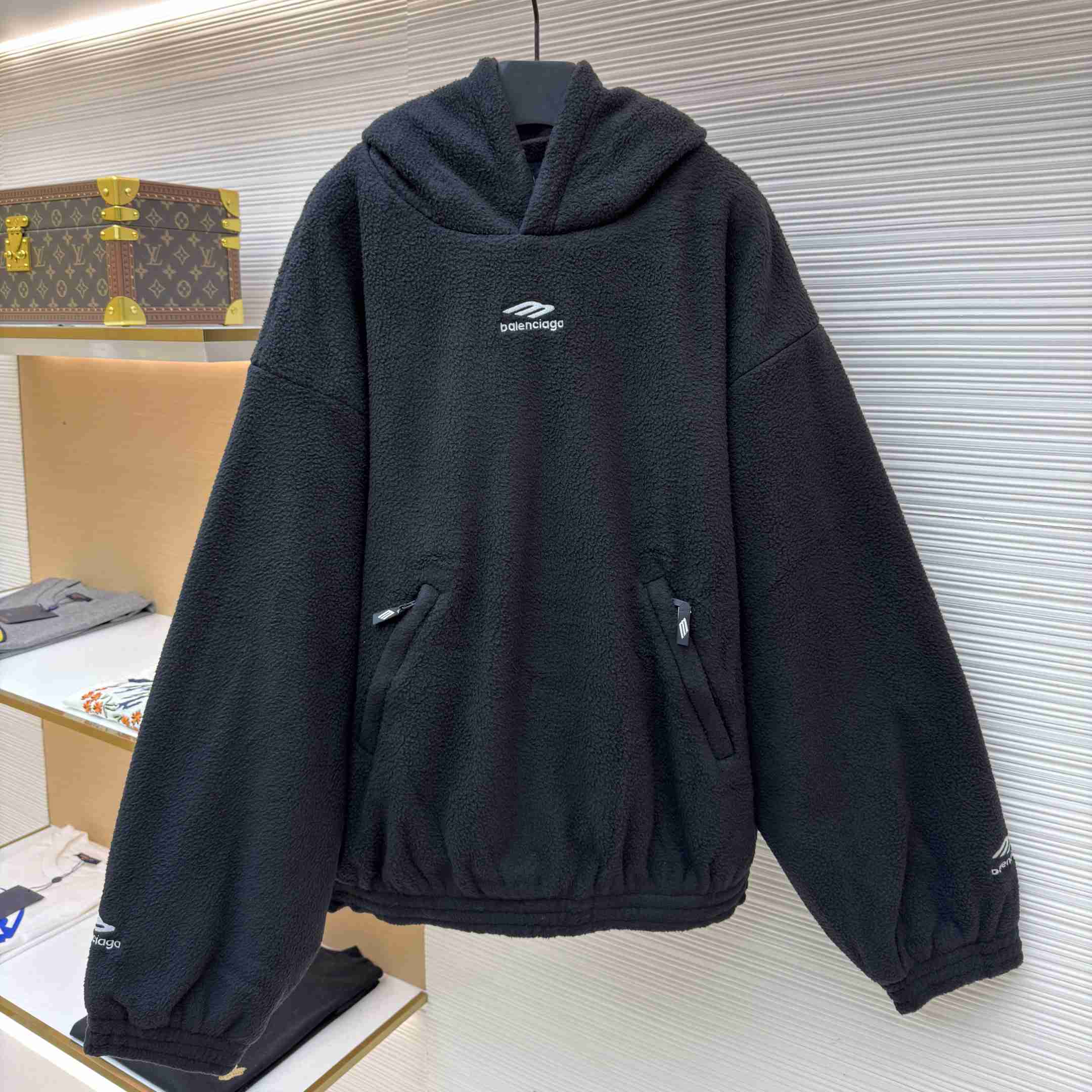 Balenciaga Fleece Sweatshirt  - FashionPlug
