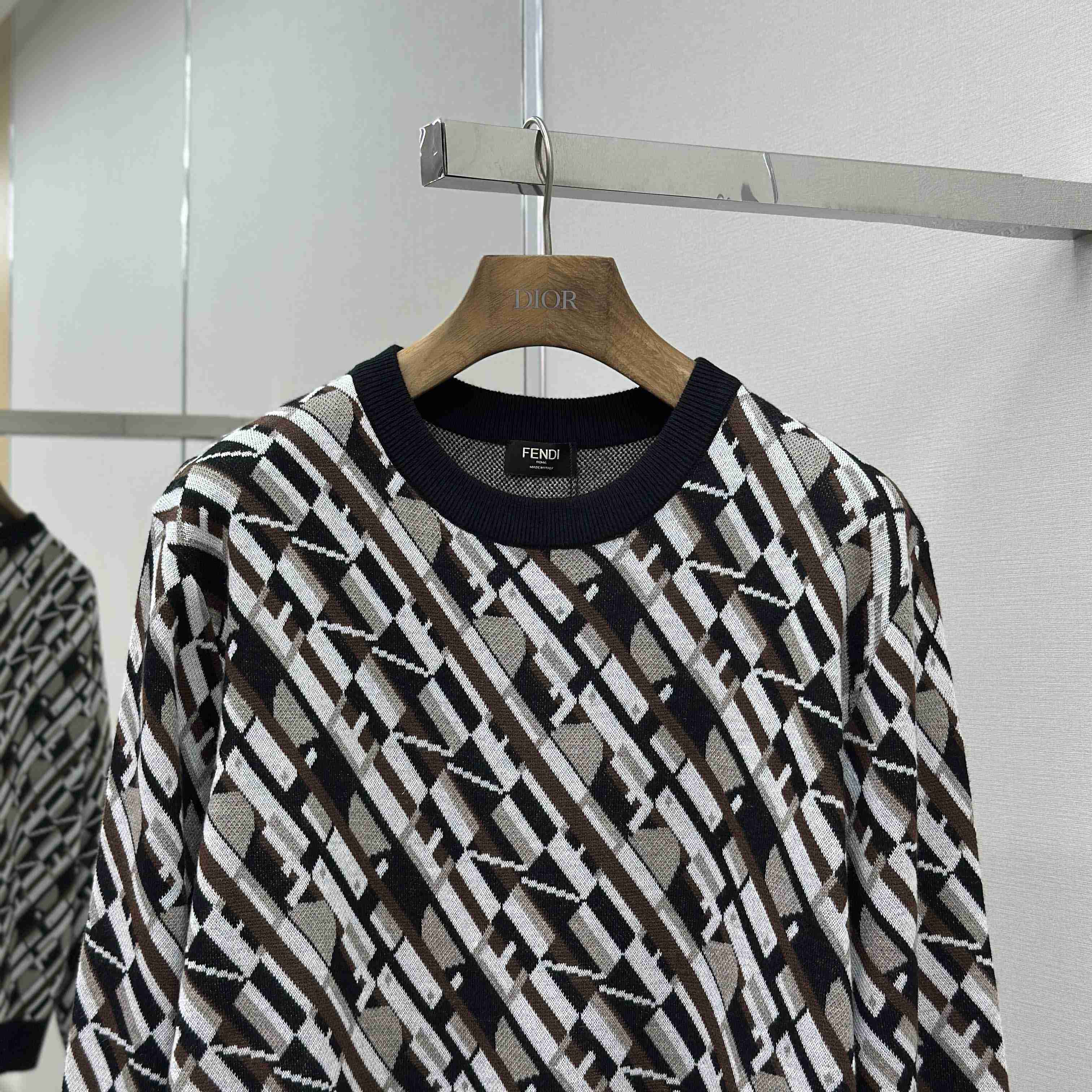 Fendi Multicolor Wool Jumper - FashionPlug