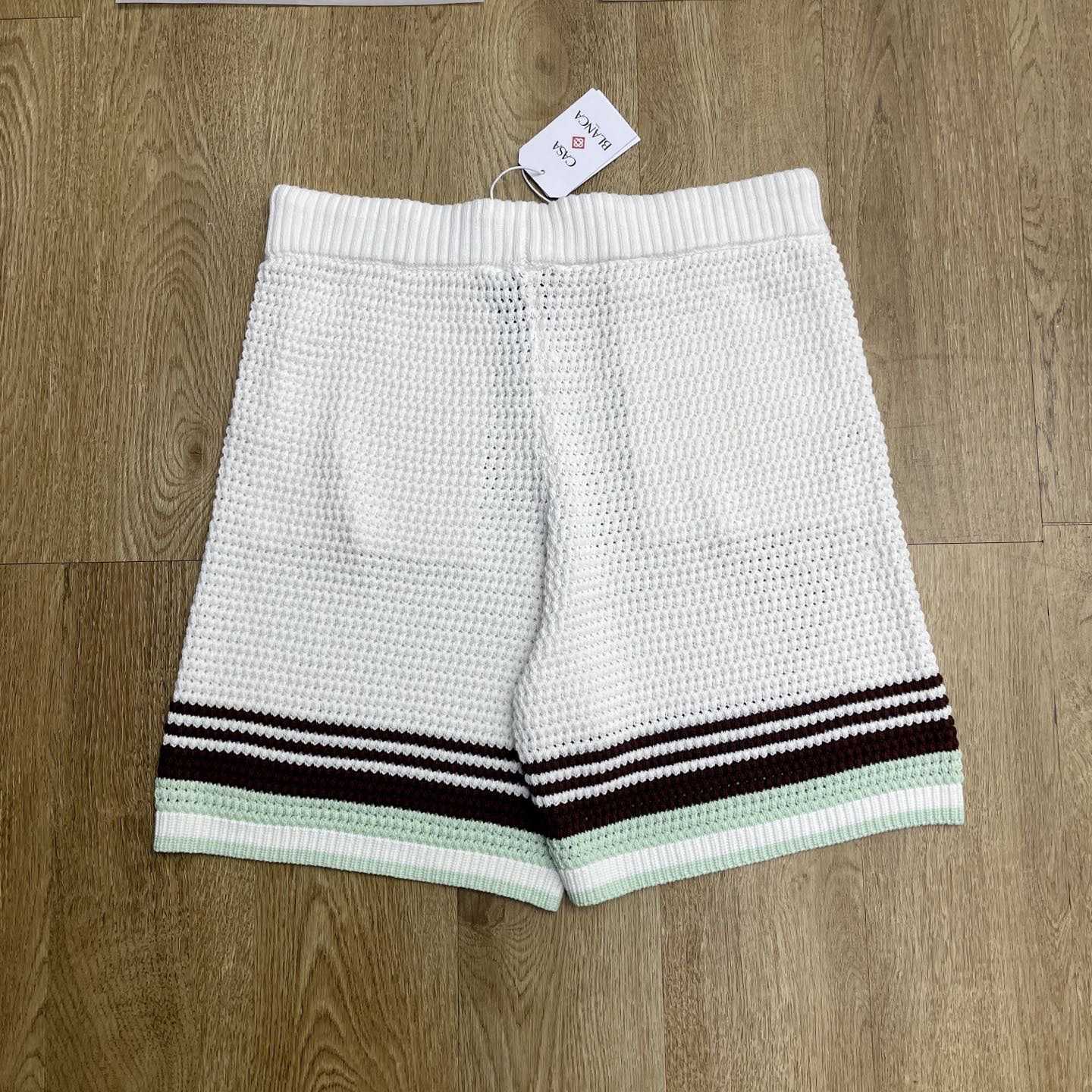 Casablanca Cotton Tennis Crochet Shorts    Z6034 - FashionPlug
