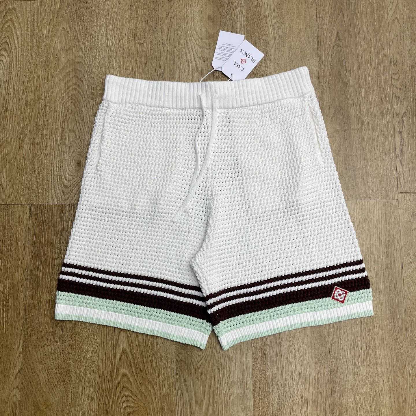 Casablanca Cotton Tennis Crochet Shorts    Z6034 - FashionPlug
