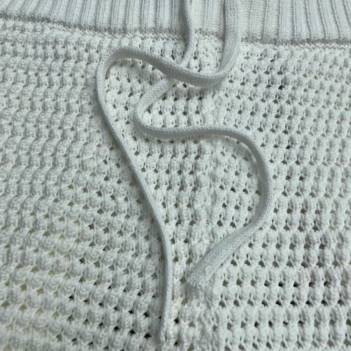 Casablanca Cotton Tennis Crochet Shorts    Z6034 - FashionPlug