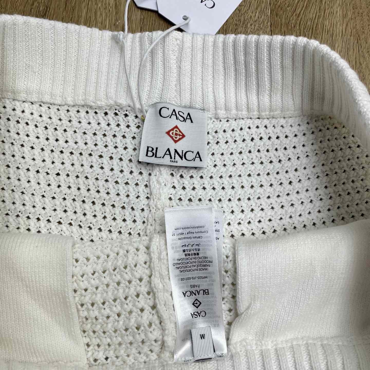 Casablanca Cotton Tennis Crochet Shorts    Z6034 - FashionPlug