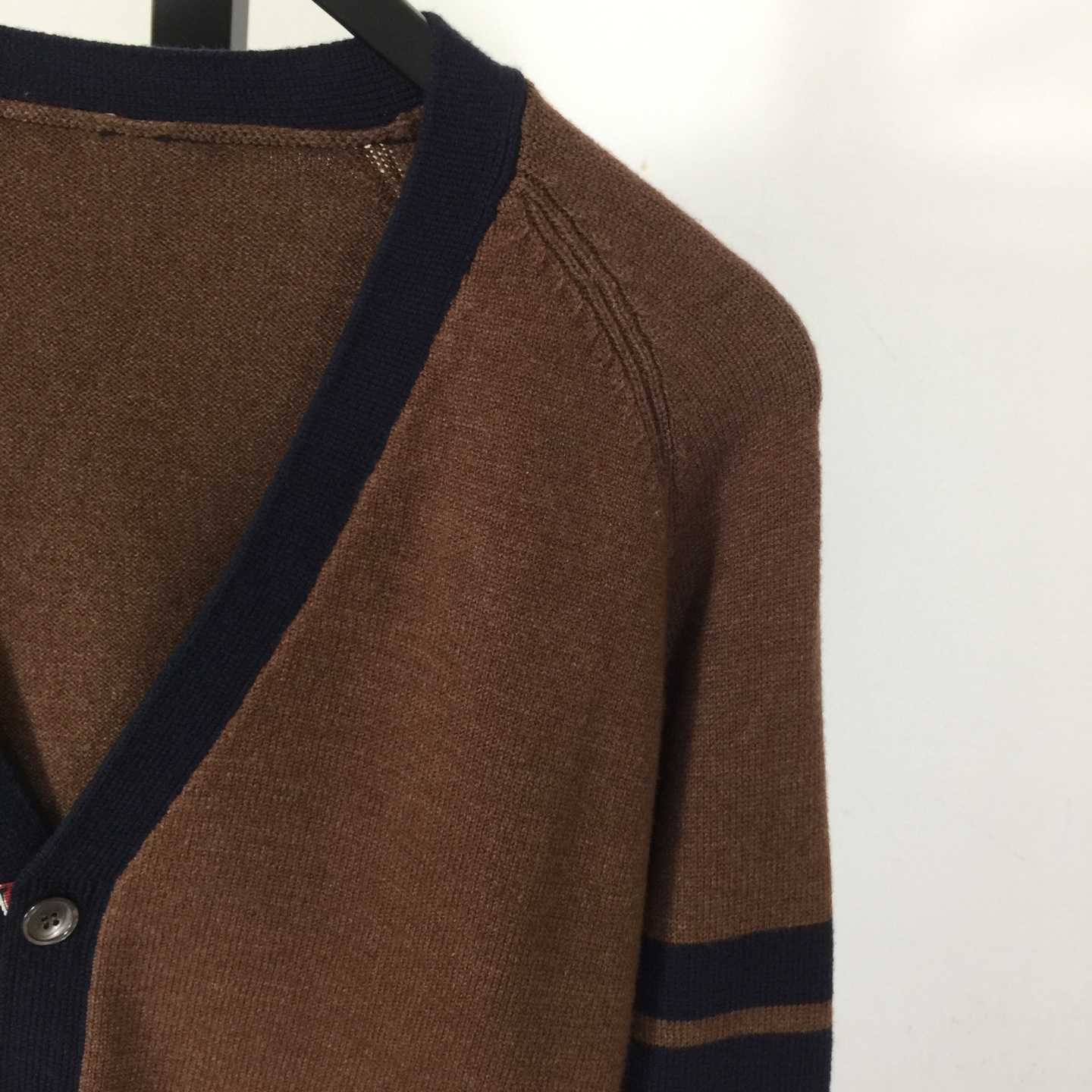 Thom Browne 4-Bar Cardigan - FashionPlug