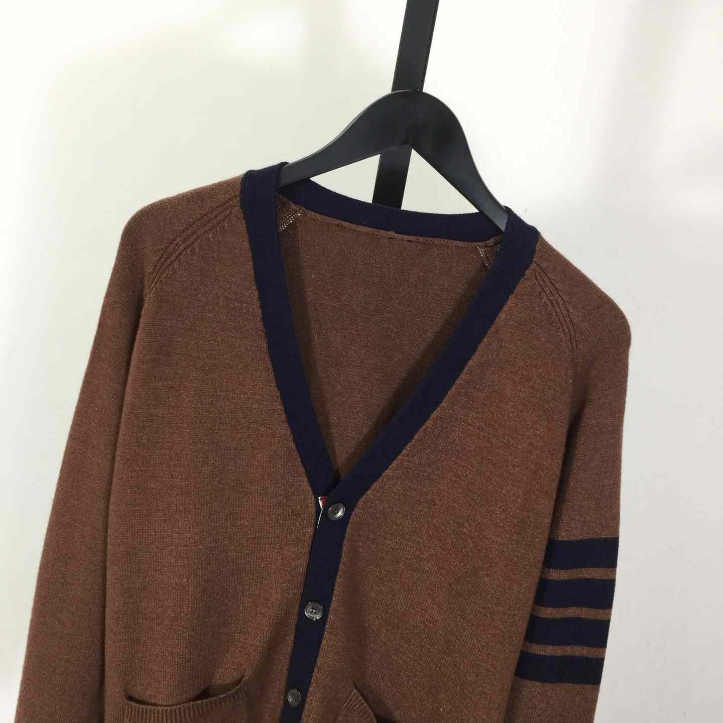 Thom Browne 4-Bar Cardigan - FashionPlug