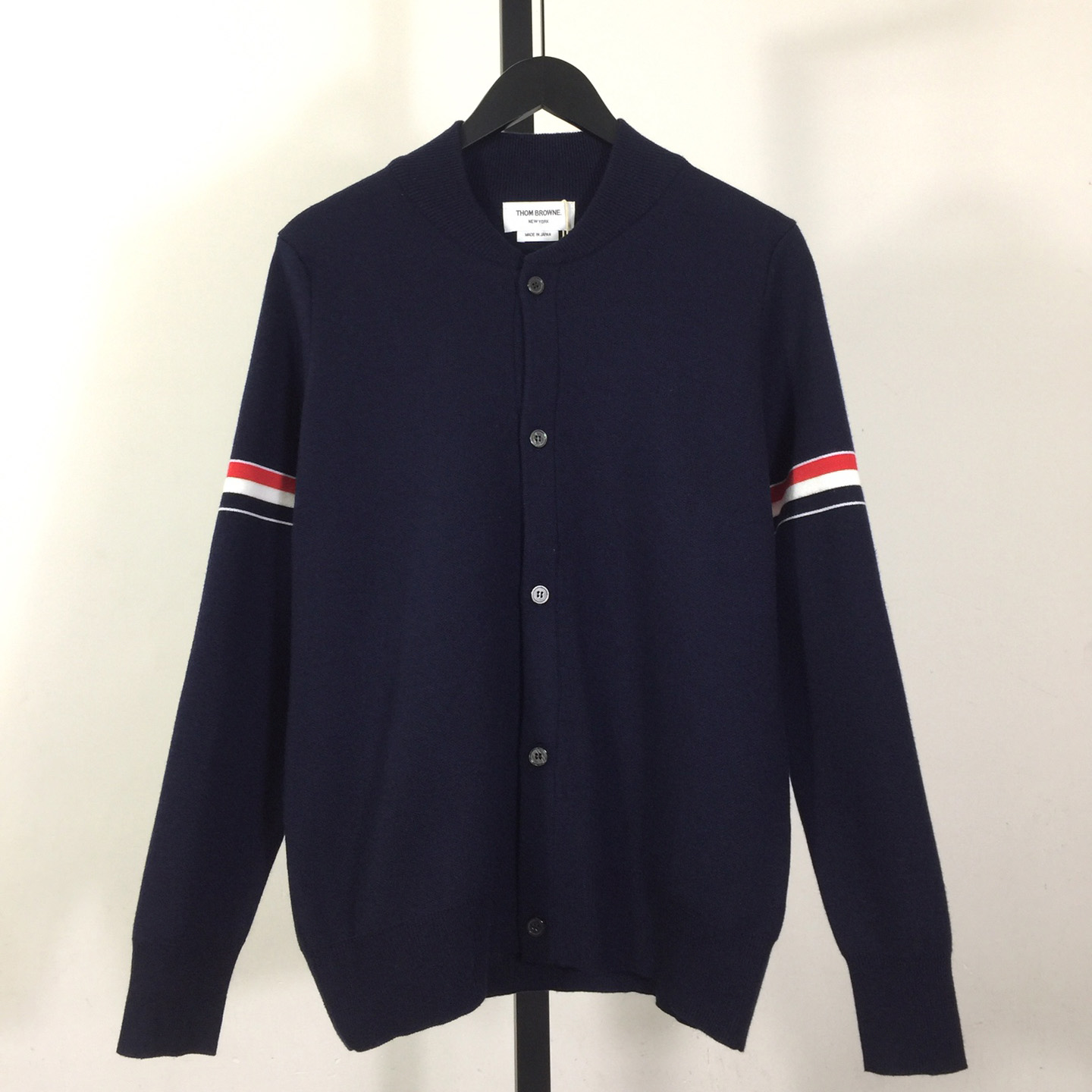 Thom Browne 4-Bar Cardigan - FashionPlug