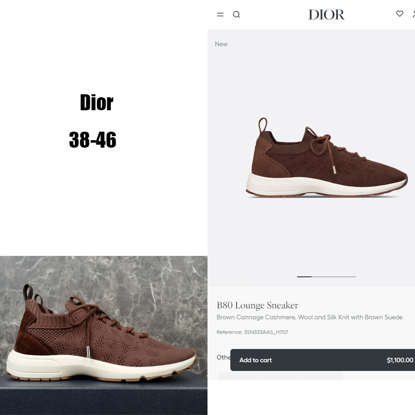 Dior B80 Lounge Sneaker  - FashionPlug