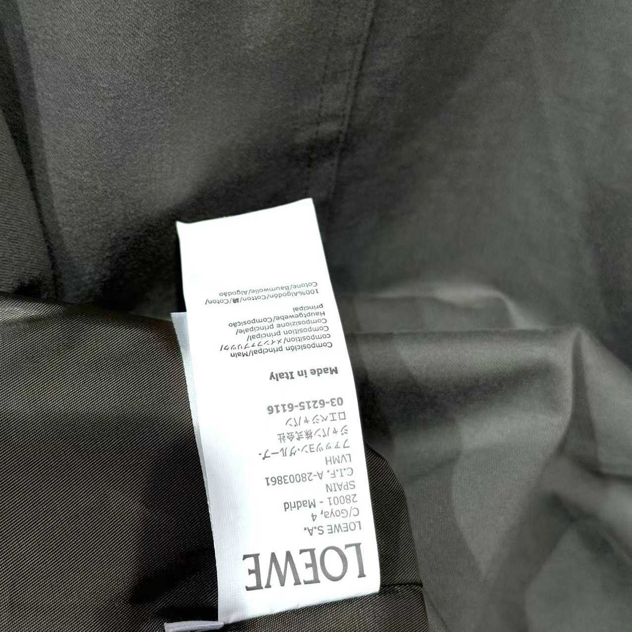 Loewe Belted Jacket In Cotton - FashionPlug
