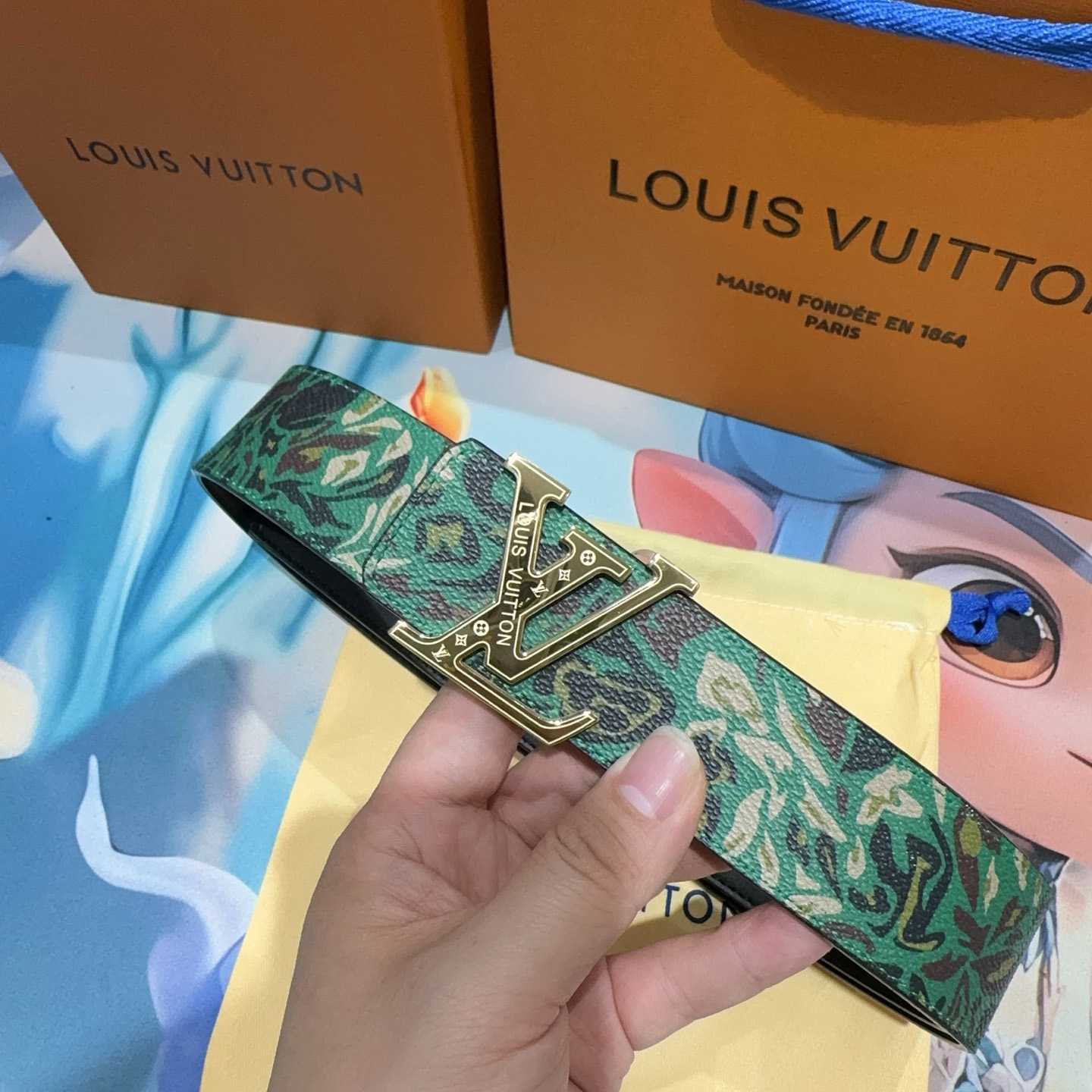 Louis Vuitton 40mm Reversible Belt  - FashionPlug