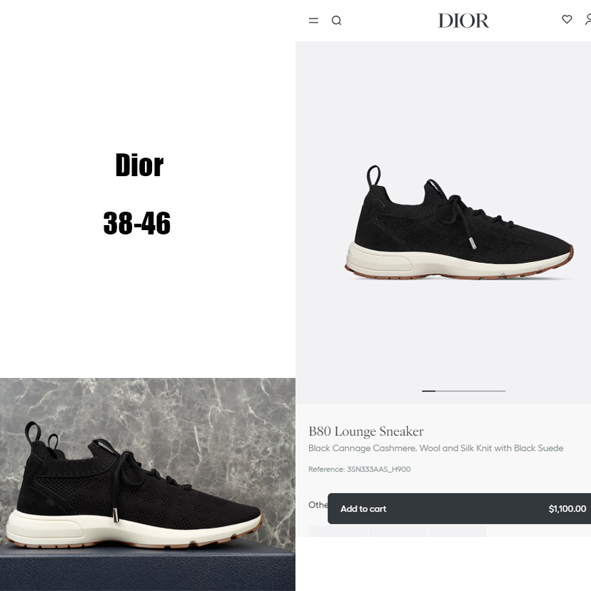 Dior B80 Lounge Sneaker  - FashionPlug