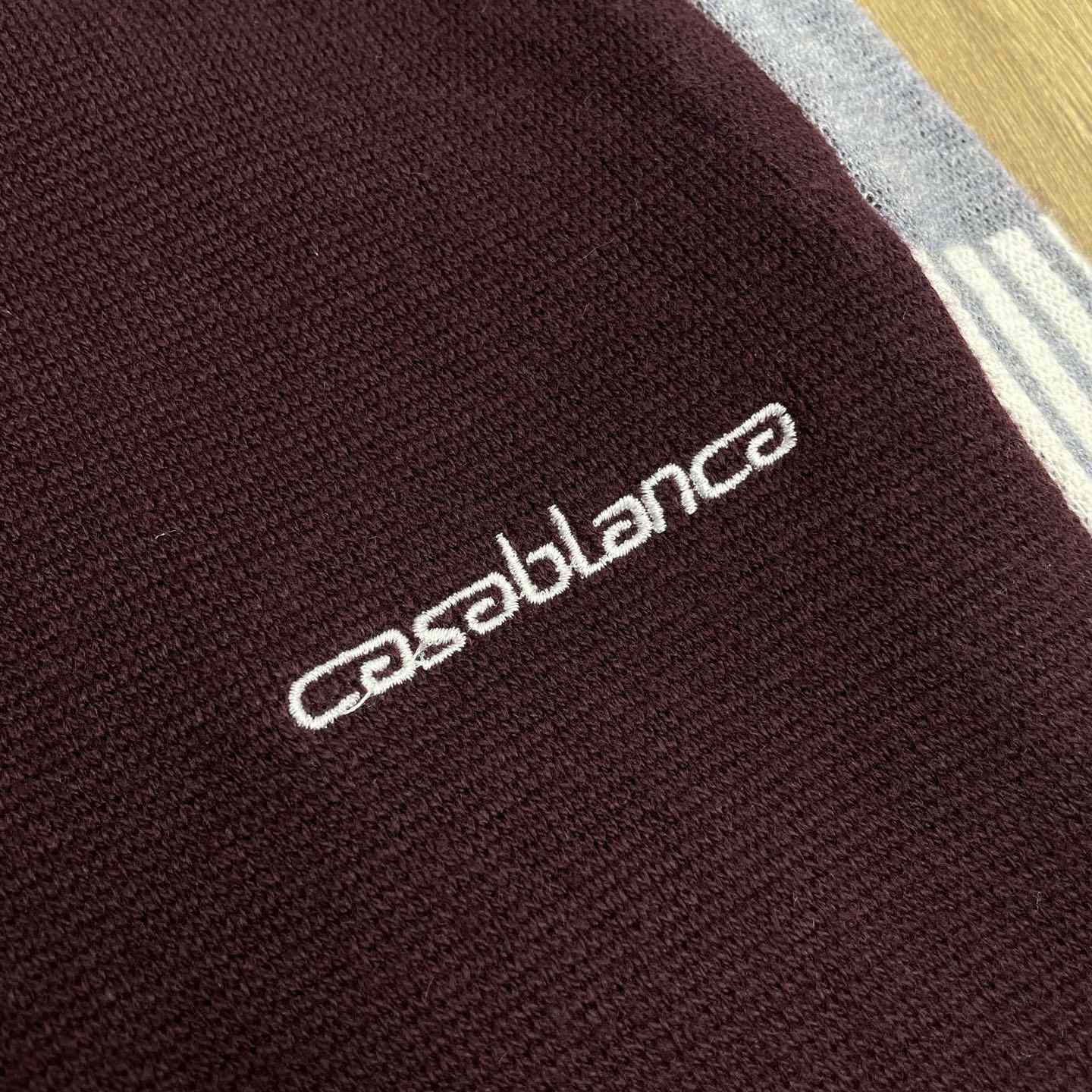 Casablanca Diagonal Tennis Merino Trousers   Z6026 - FashionPlug