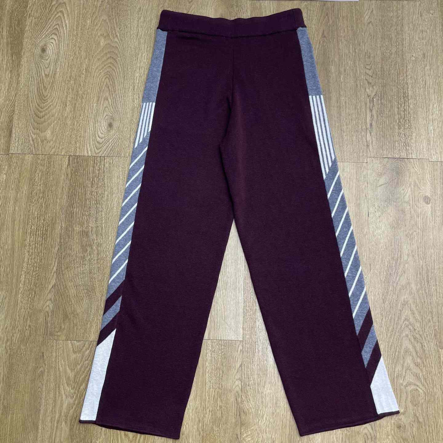 Casablanca Diagonal Tennis Merino Trousers   Z6026 - FashionPlug