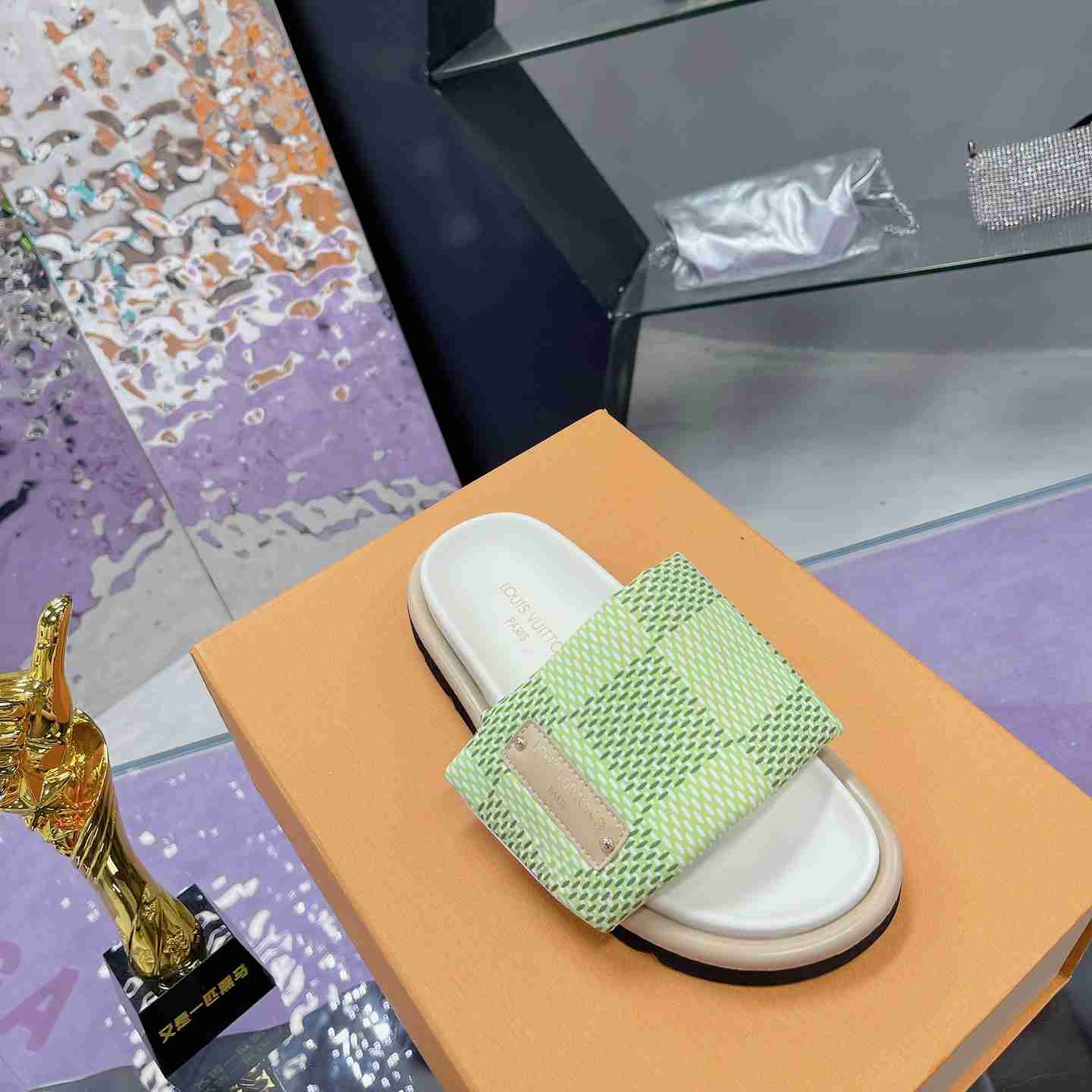 Louis Vuitton Pool Pillow Flat Comfort Mule - FashionPlug