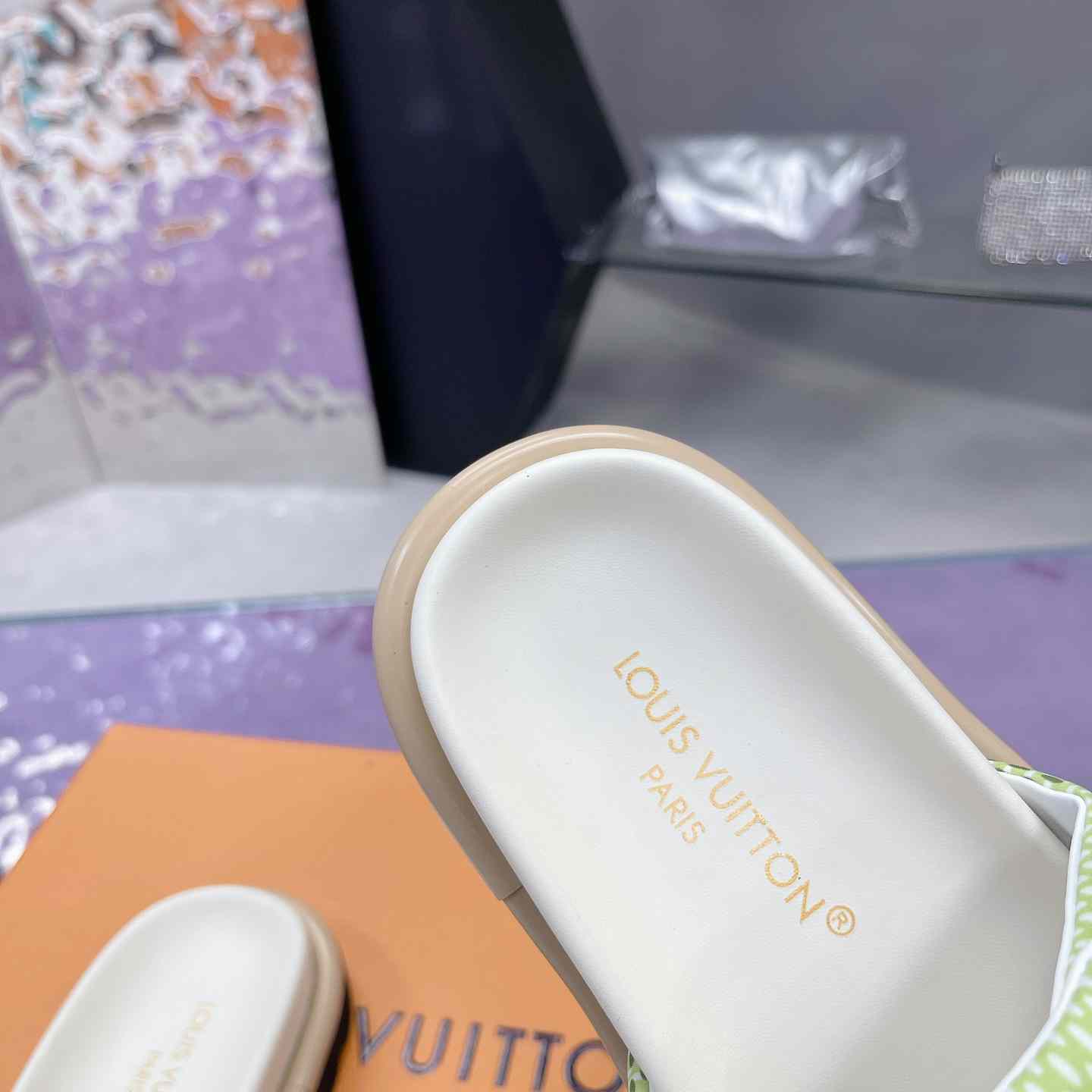 Louis Vuitton Pool Pillow Flat Comfort Mule - FashionPlug