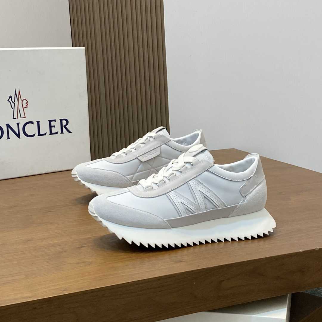 Moncler Pacey2 Suede & Nubuck Trainers - FashionPlug
