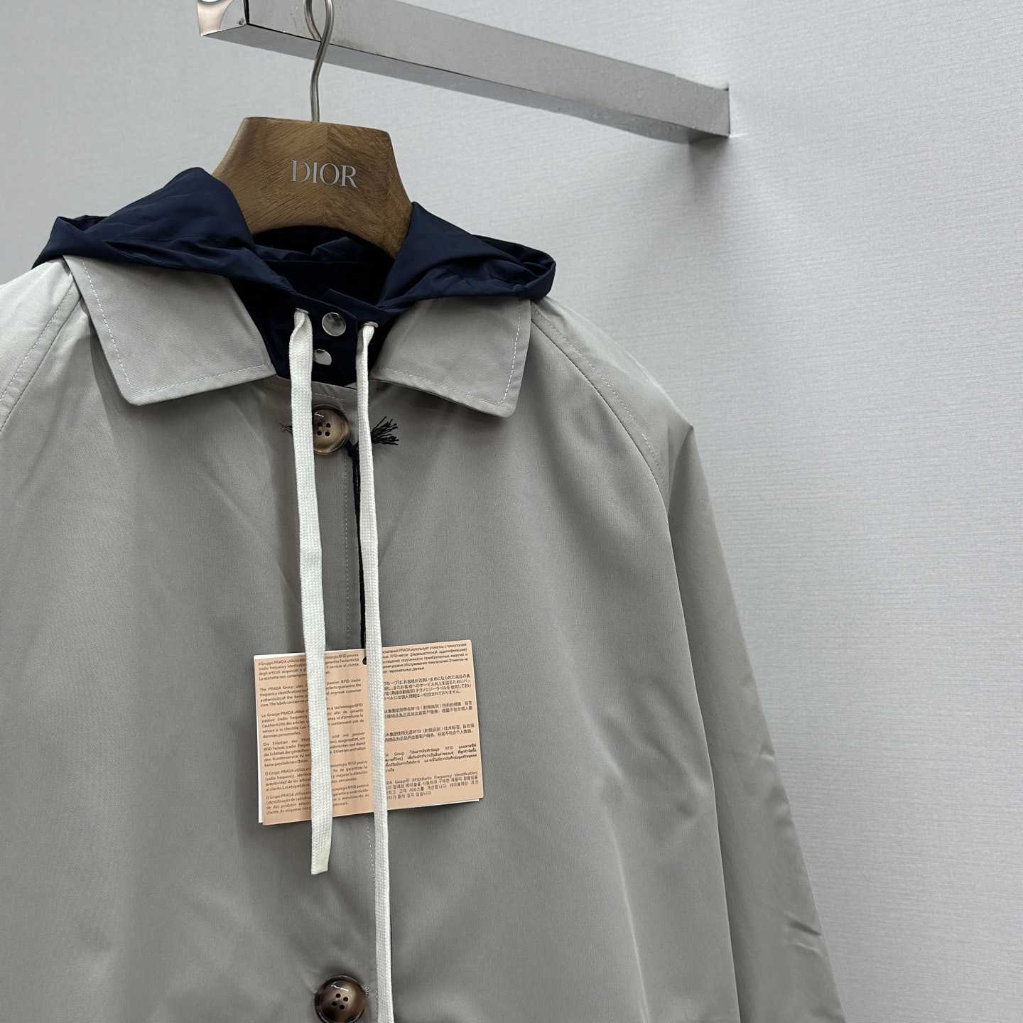 Miu Miu Panama Cotton And Technical Pongé Blouson Jacket - FashionPlug