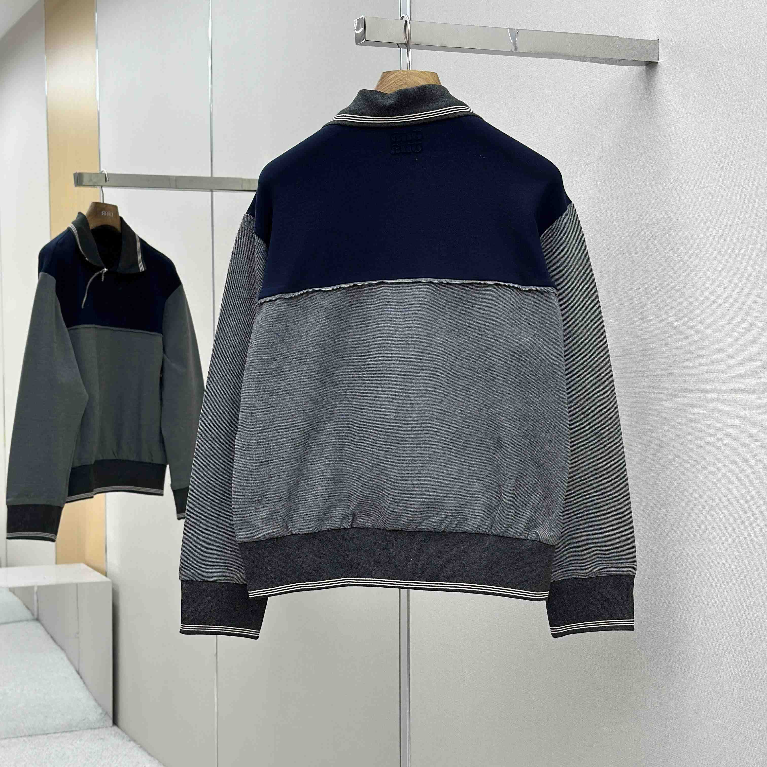 Miu Miu Zipper Sweatshirt - FashionPlug