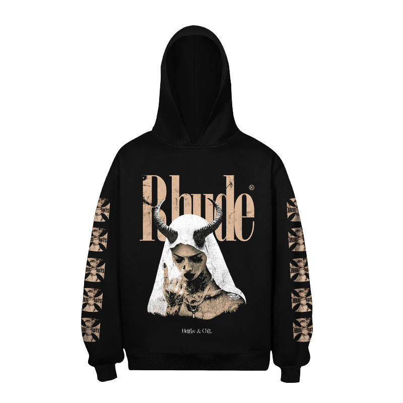 Rhude Half-0rc Hoodie - FashionPlug