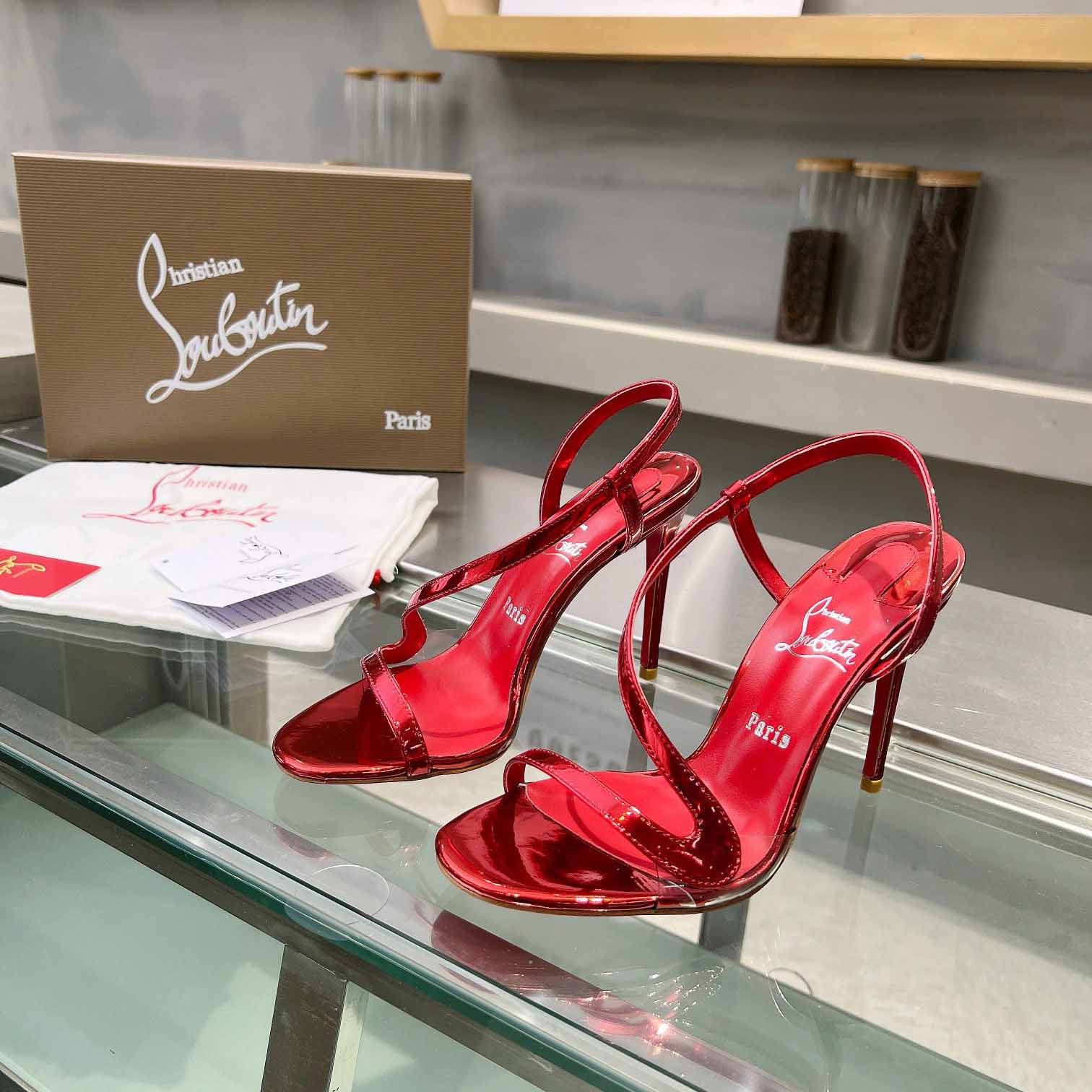 Christian Louboutin Rosalie 100 mm Sandals  - FashionPlug
